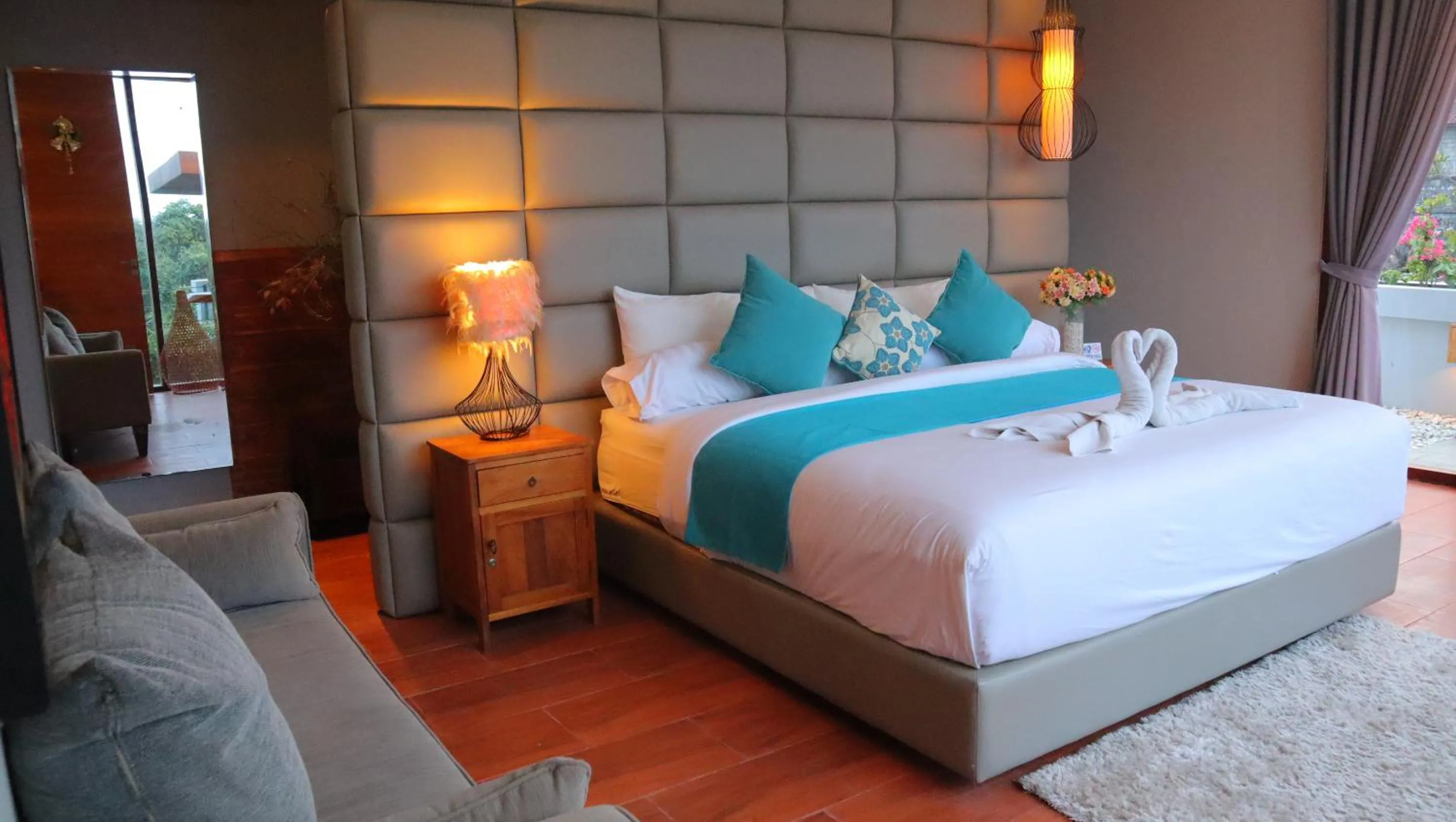 Bed in Elmina Villa Bali