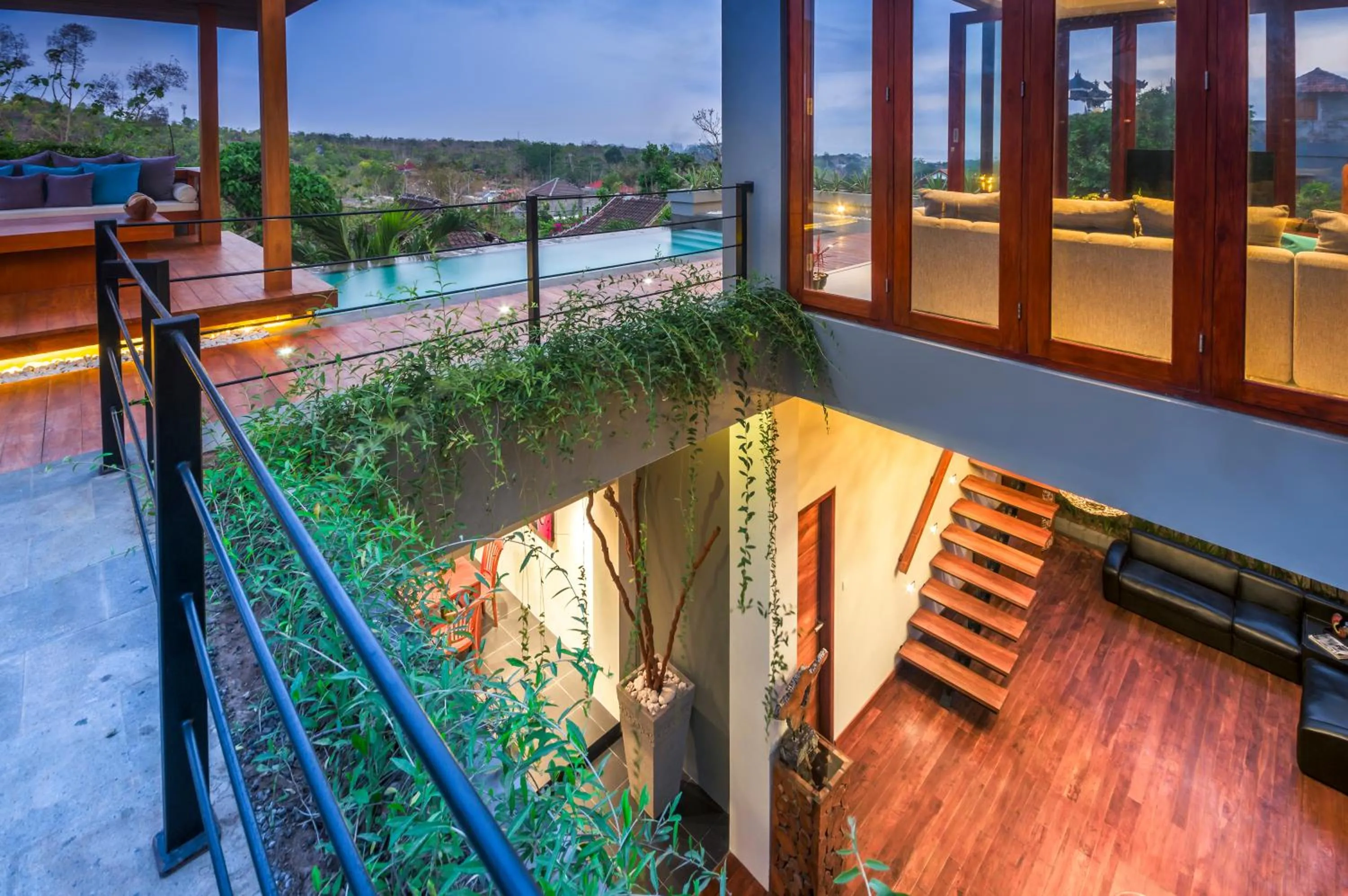 Balcony/Terrace in Elmina Villa Bali