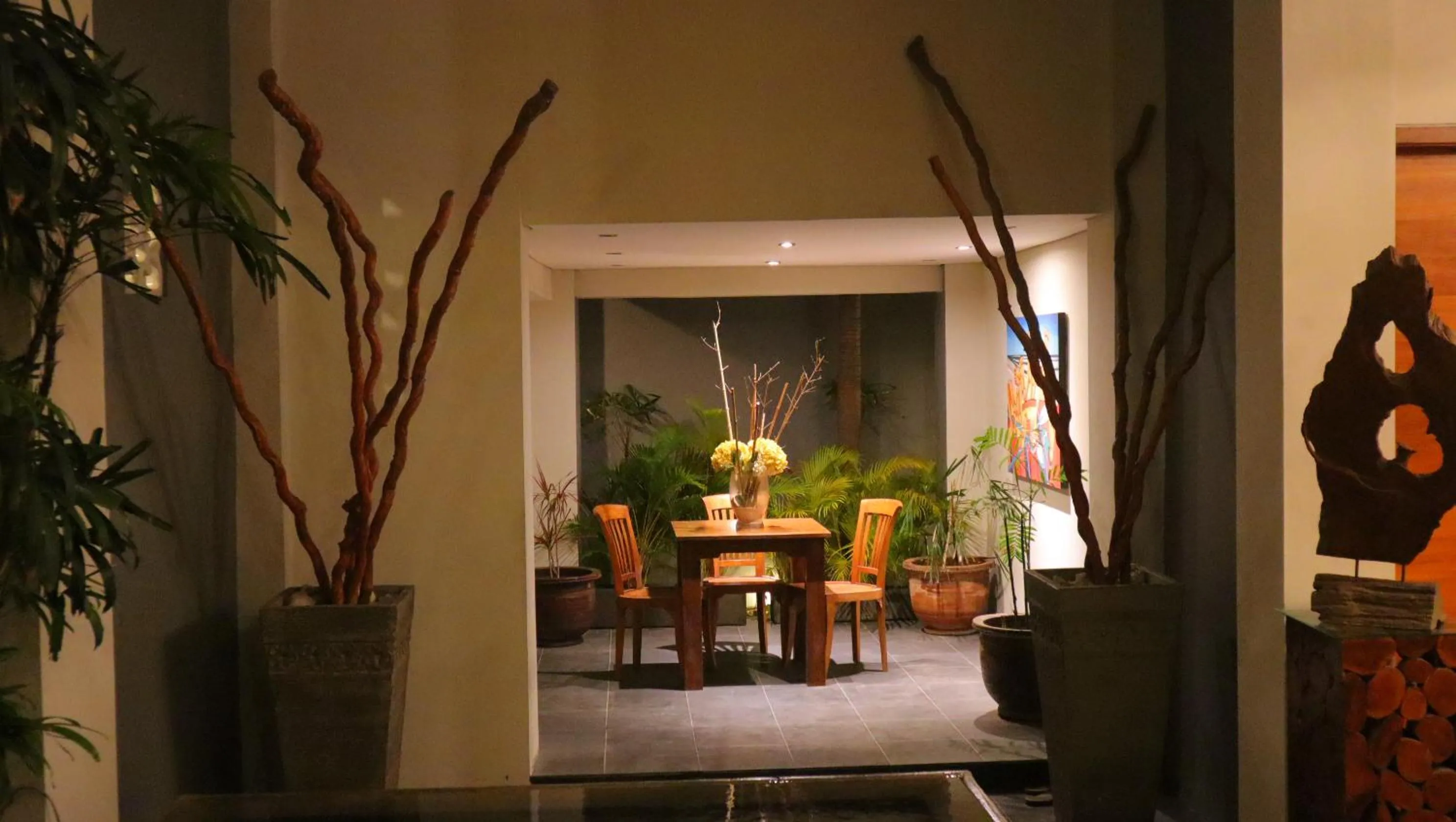 Seating area in Elmina Villa Bali