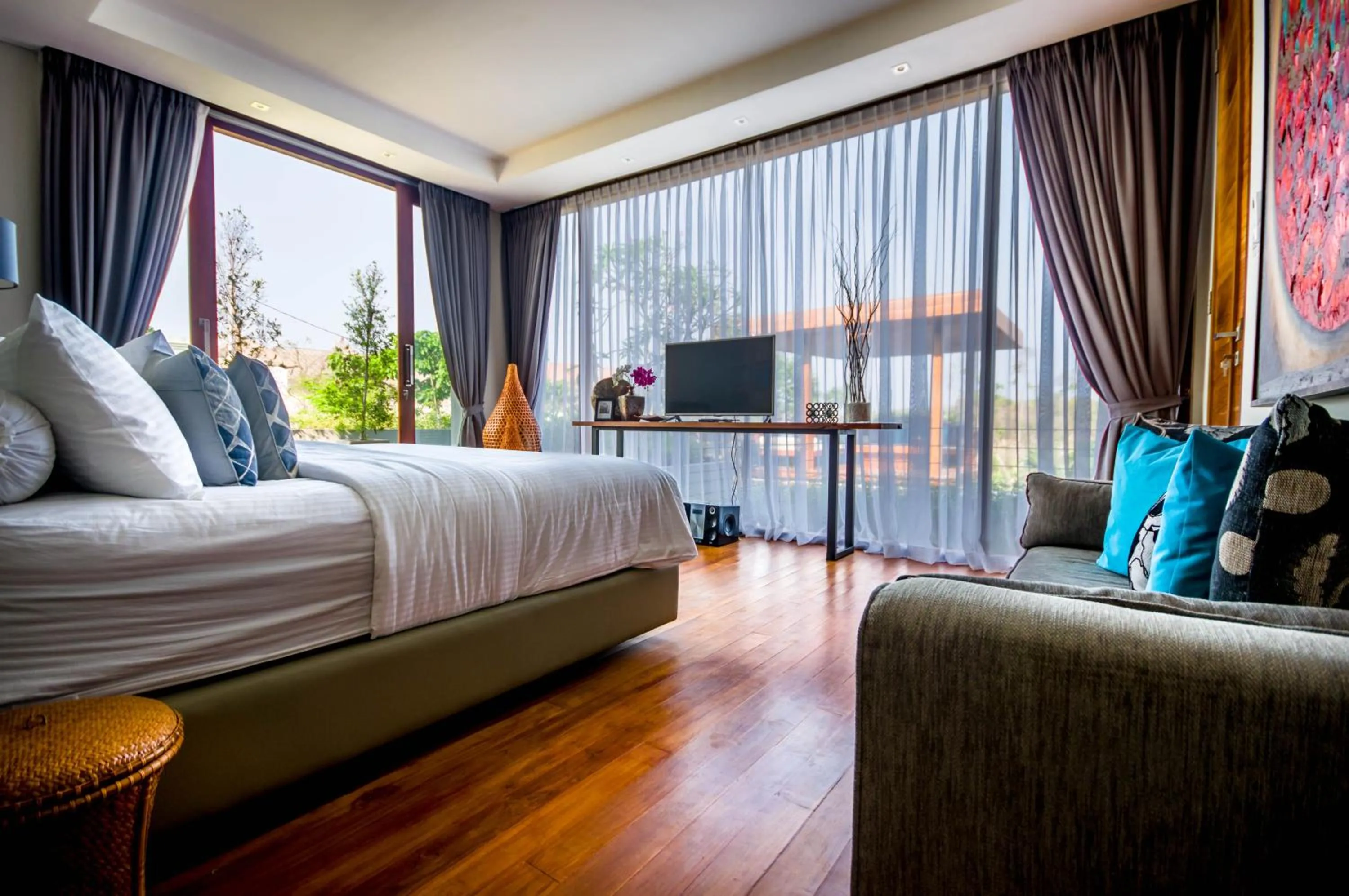 Day, Bed in Elmina Villa Bali