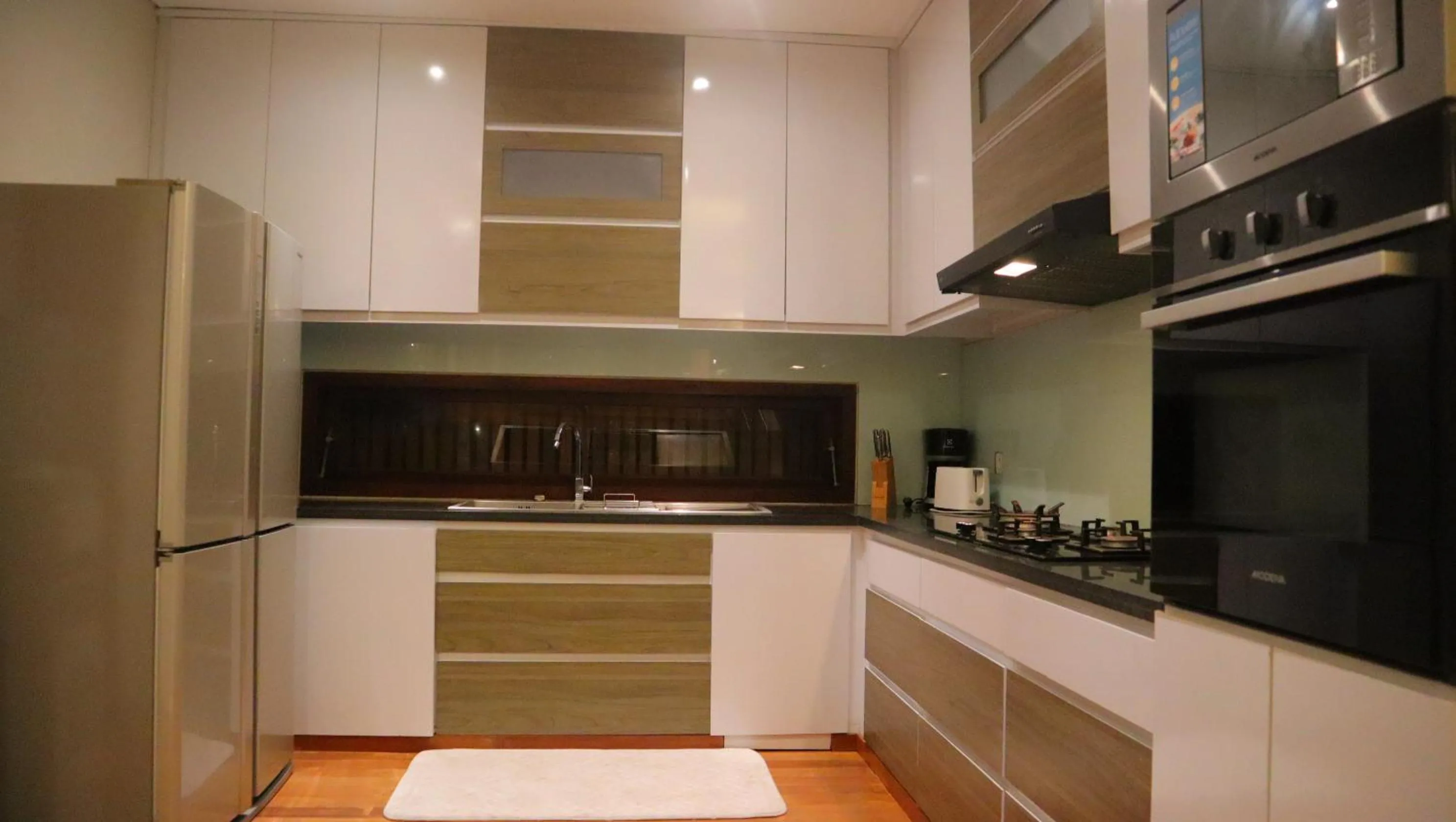 Kitchen or kitchenette in Elmina Villa Bali