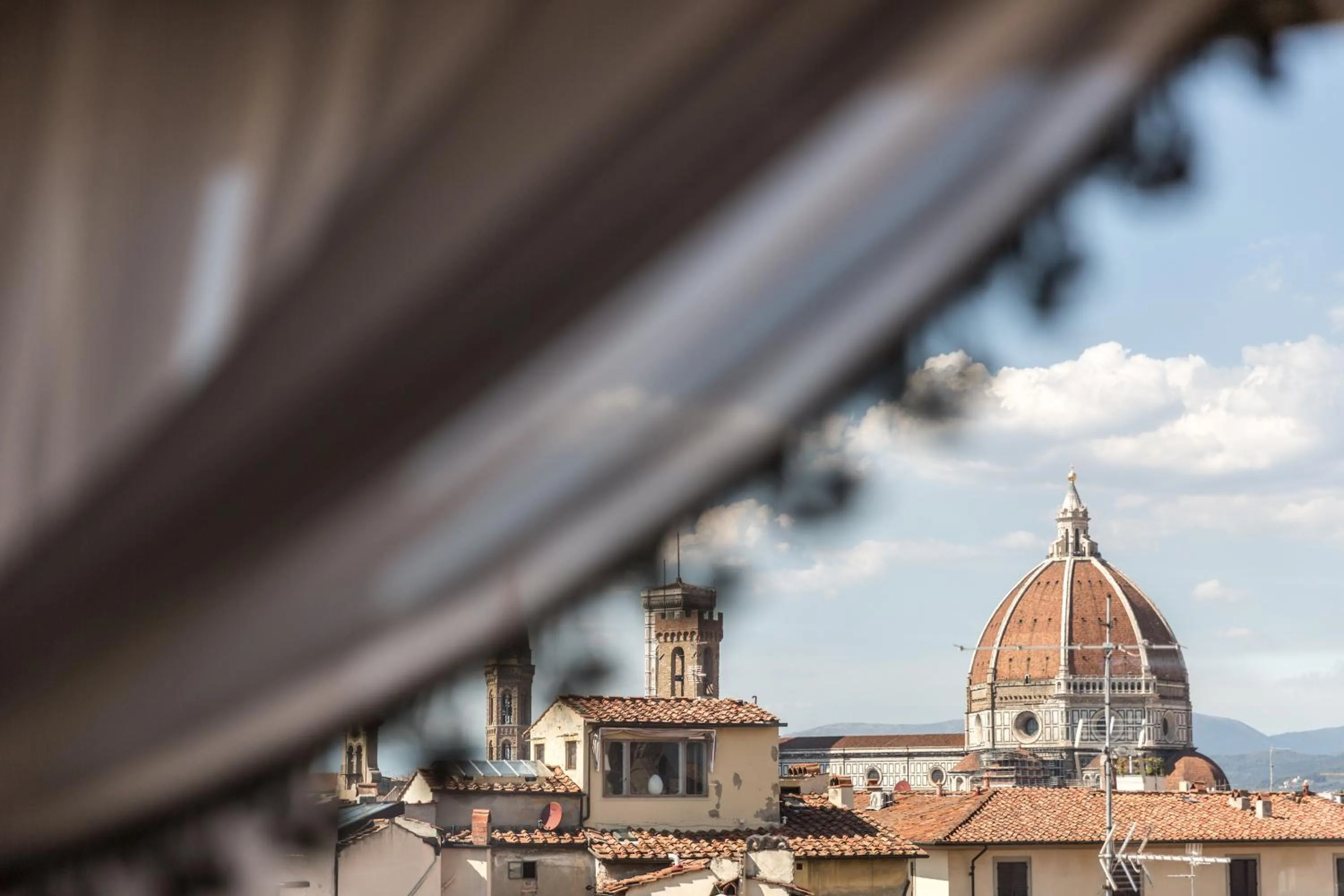 City view in Palazzo Roselli Cecconi