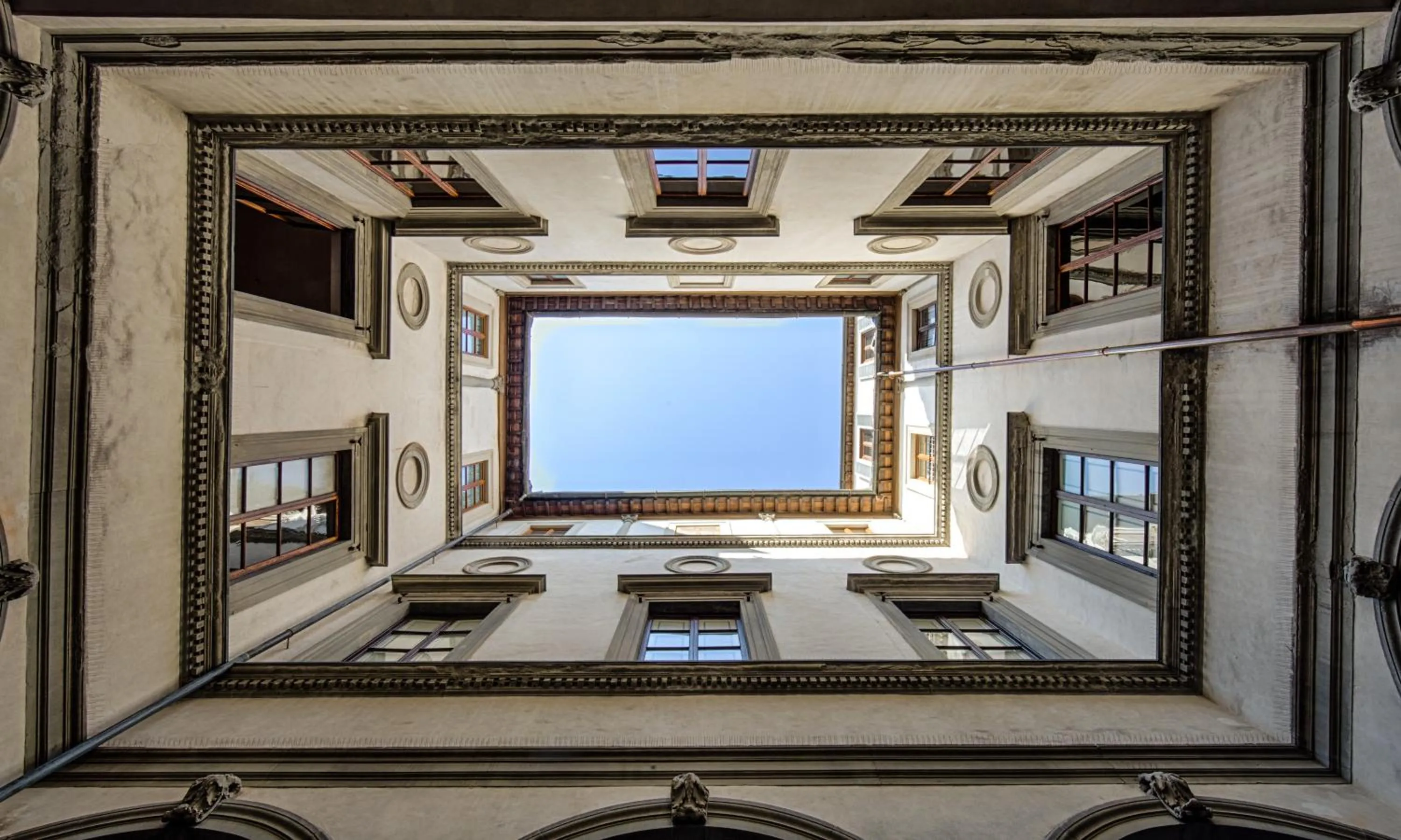 Bird's eye view in Palazzo Roselli Cecconi