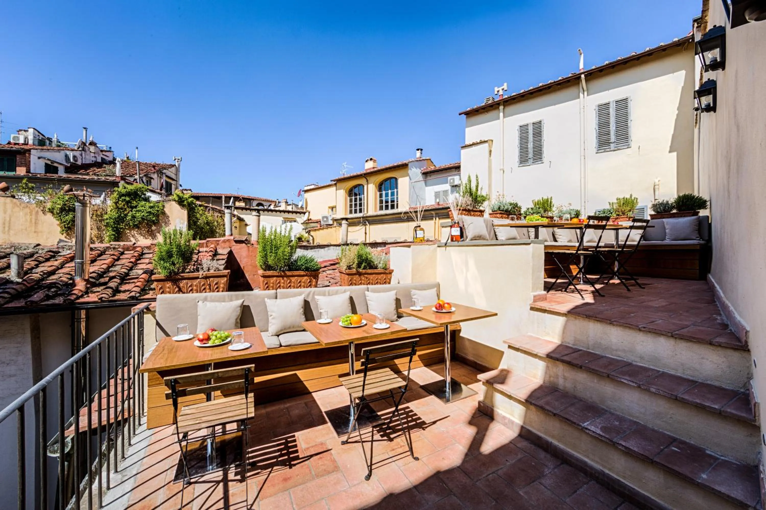 Balcony/Terrace in Palazzo Roselli Cecconi