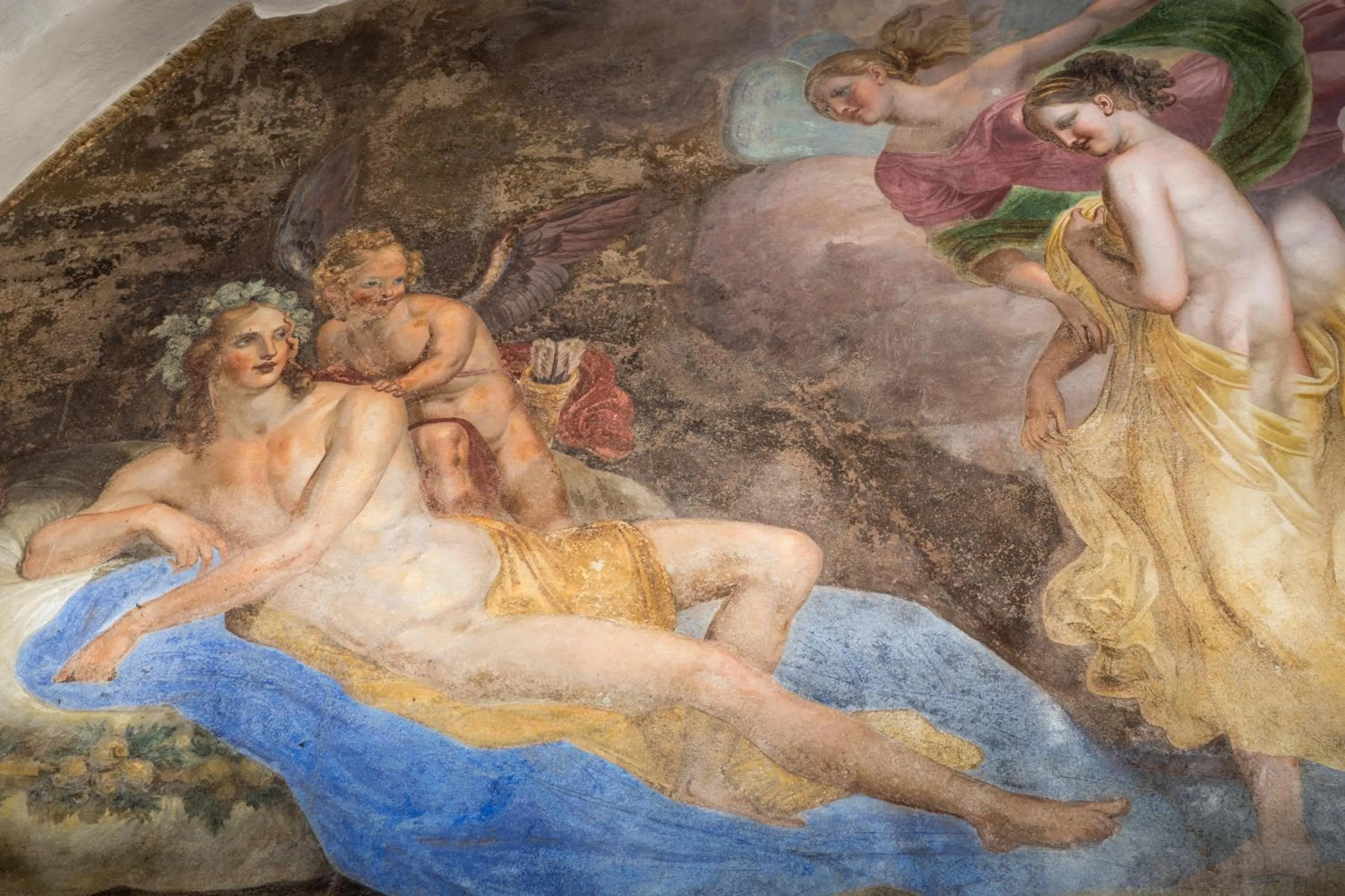 Decorative detail in Palazzo Roselli Cecconi