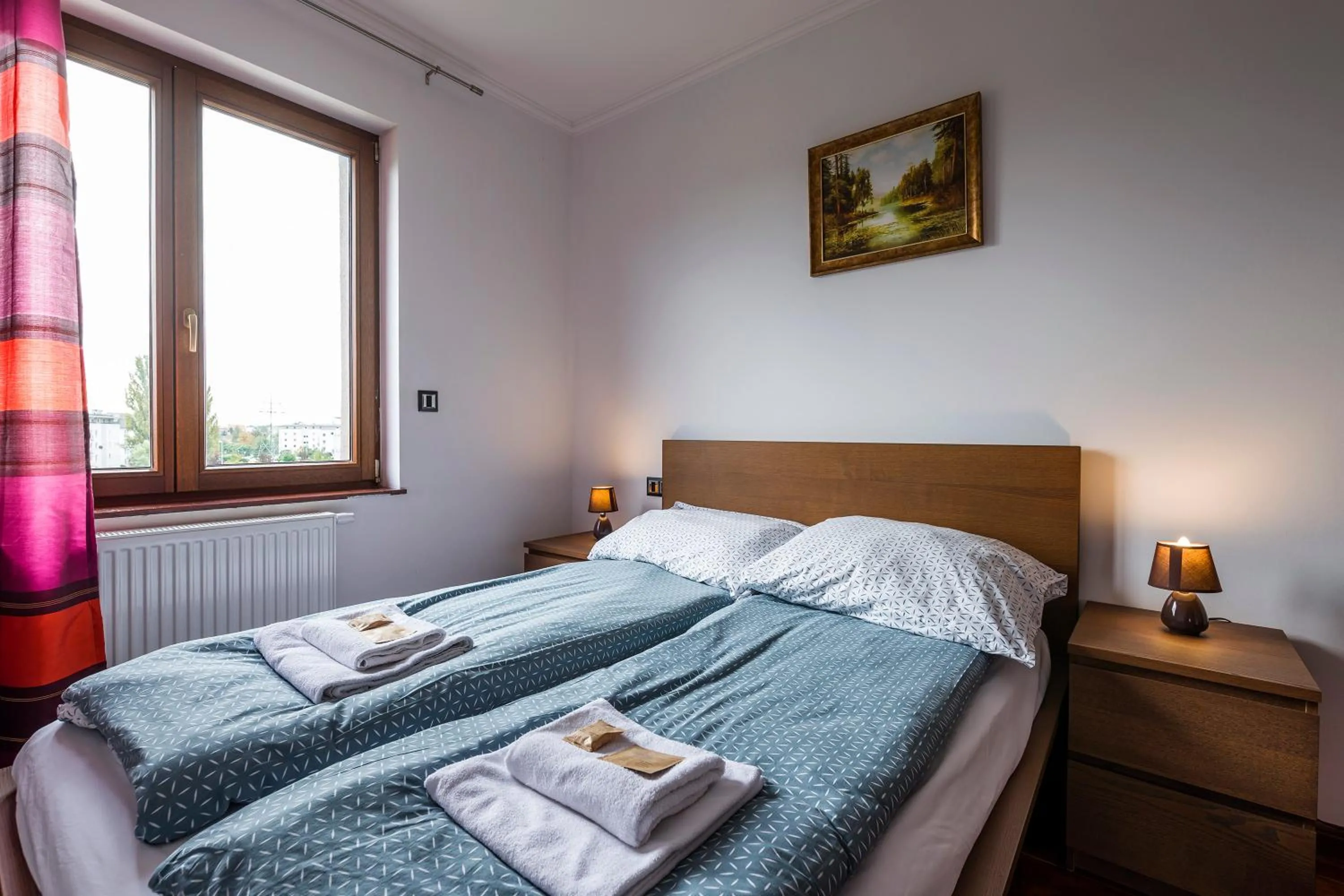 Bed in Mala Italia Apartments