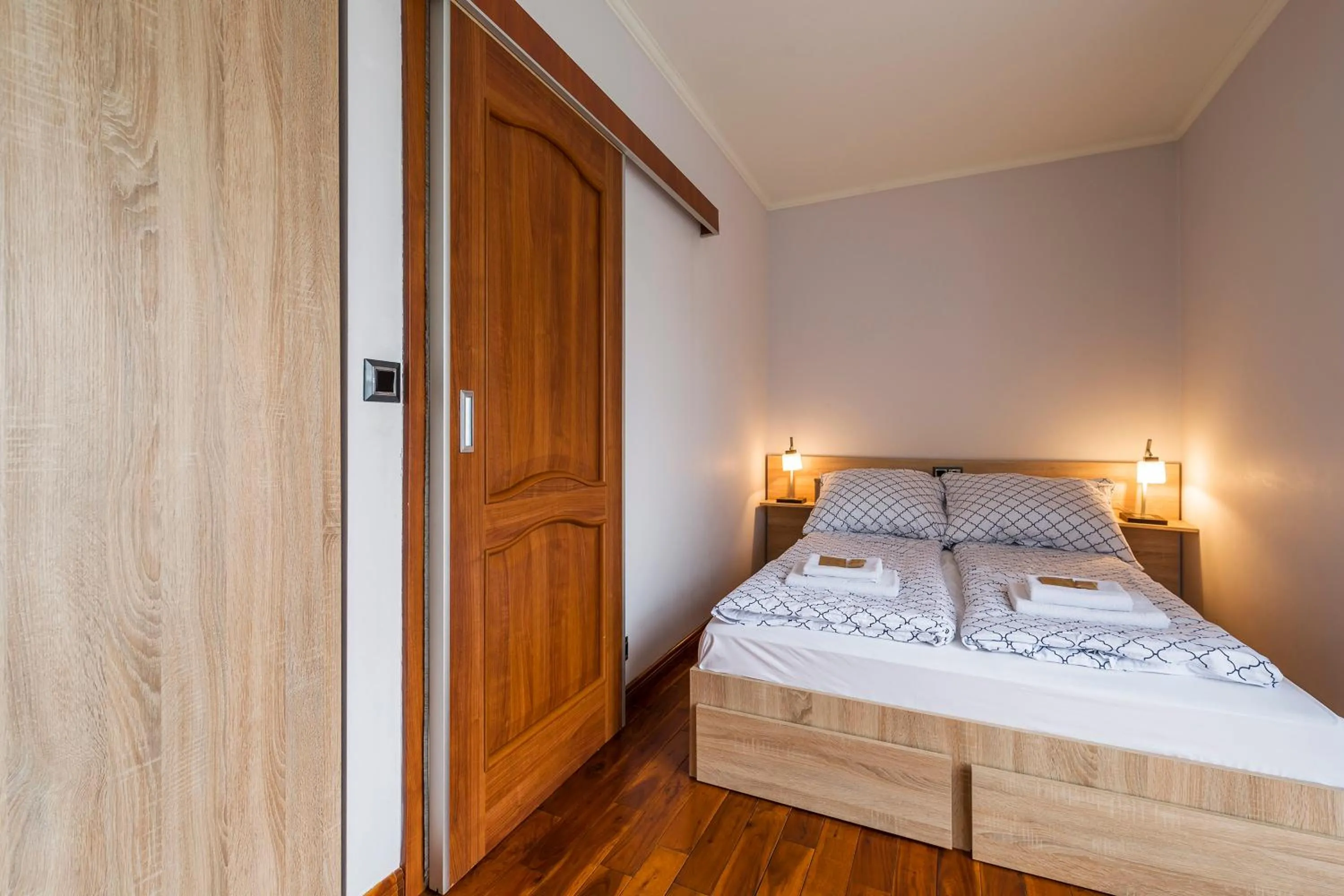 Bed in Mala Italia Apartments