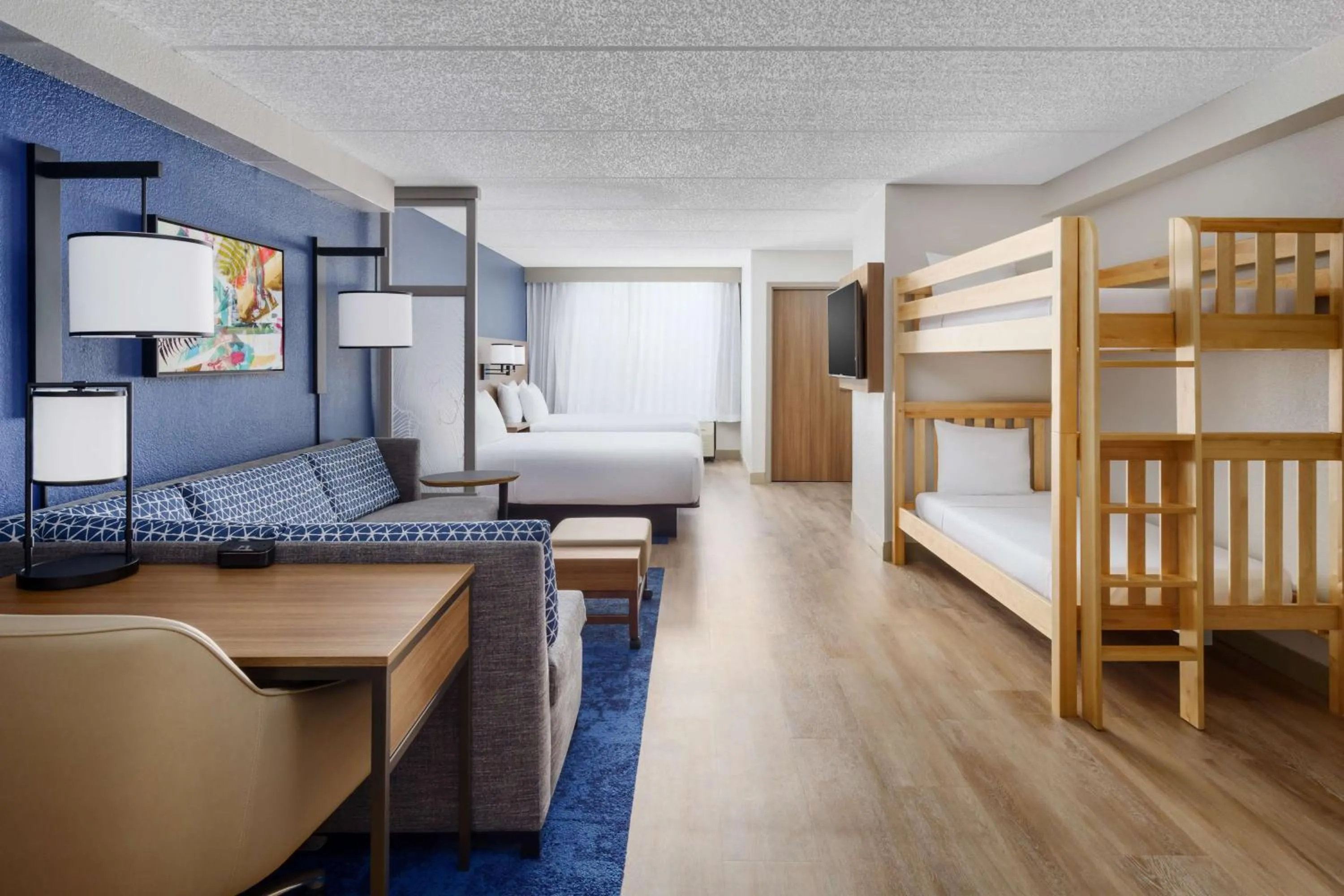 Bedroom, Bed in Hyatt Place across from Universal Orlando Resort