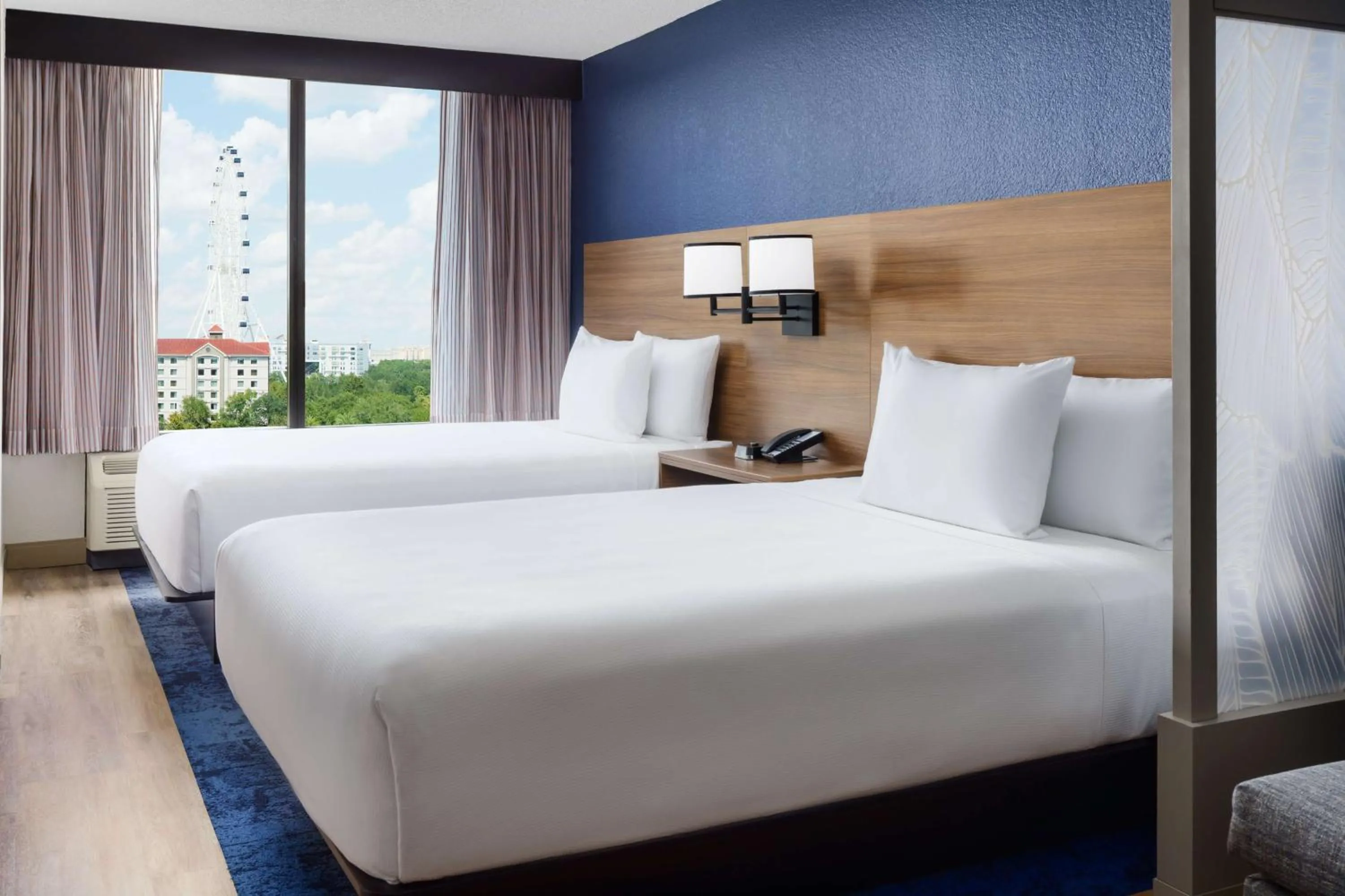 View (from property/room), Bed in Hyatt Place Orlando / I-Drive / Convention Center