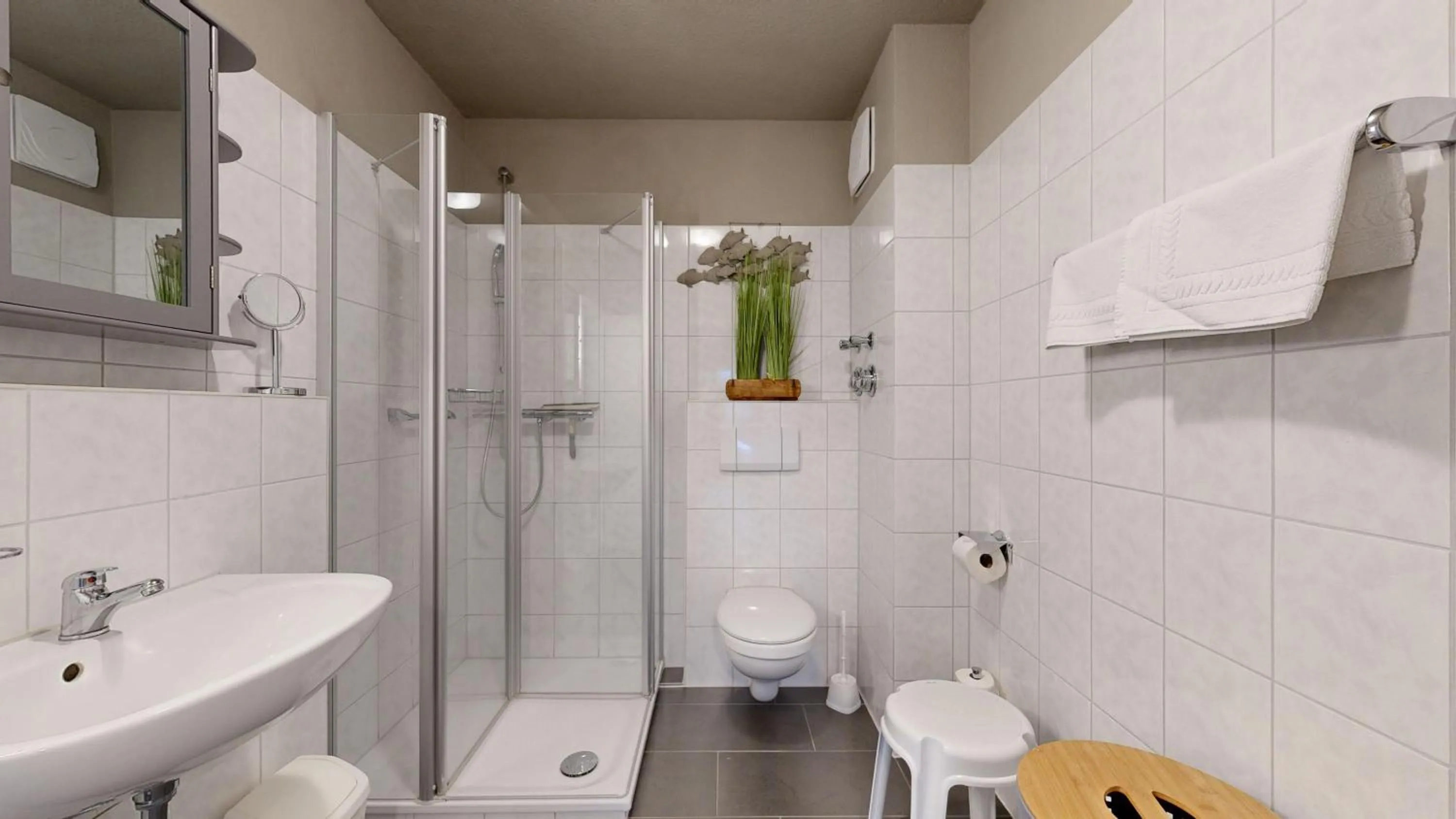 Bathroom in Appartementhaus Binzer Sterne