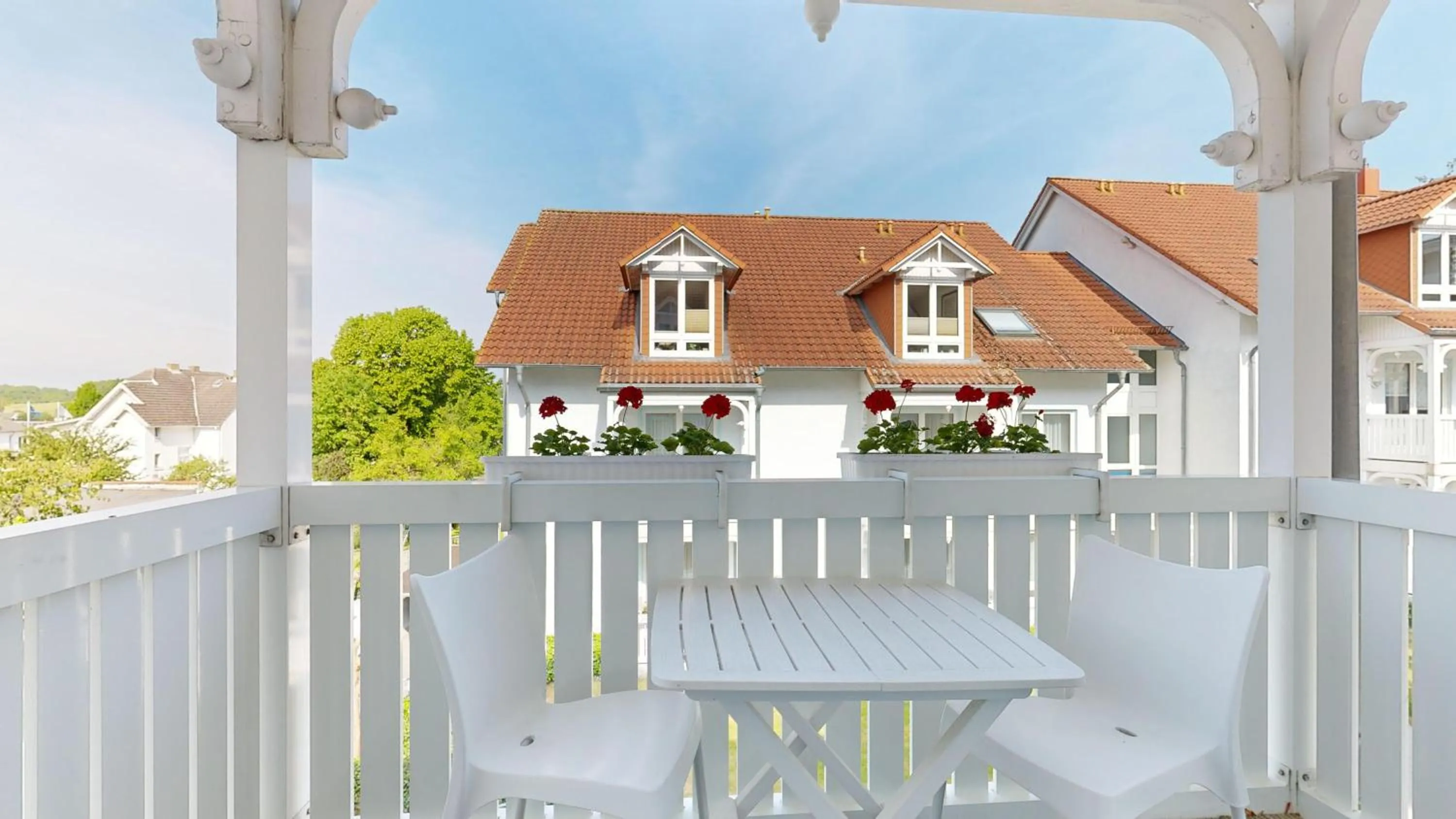 Balcony/Terrace in Appartementhaus Binzer Sterne