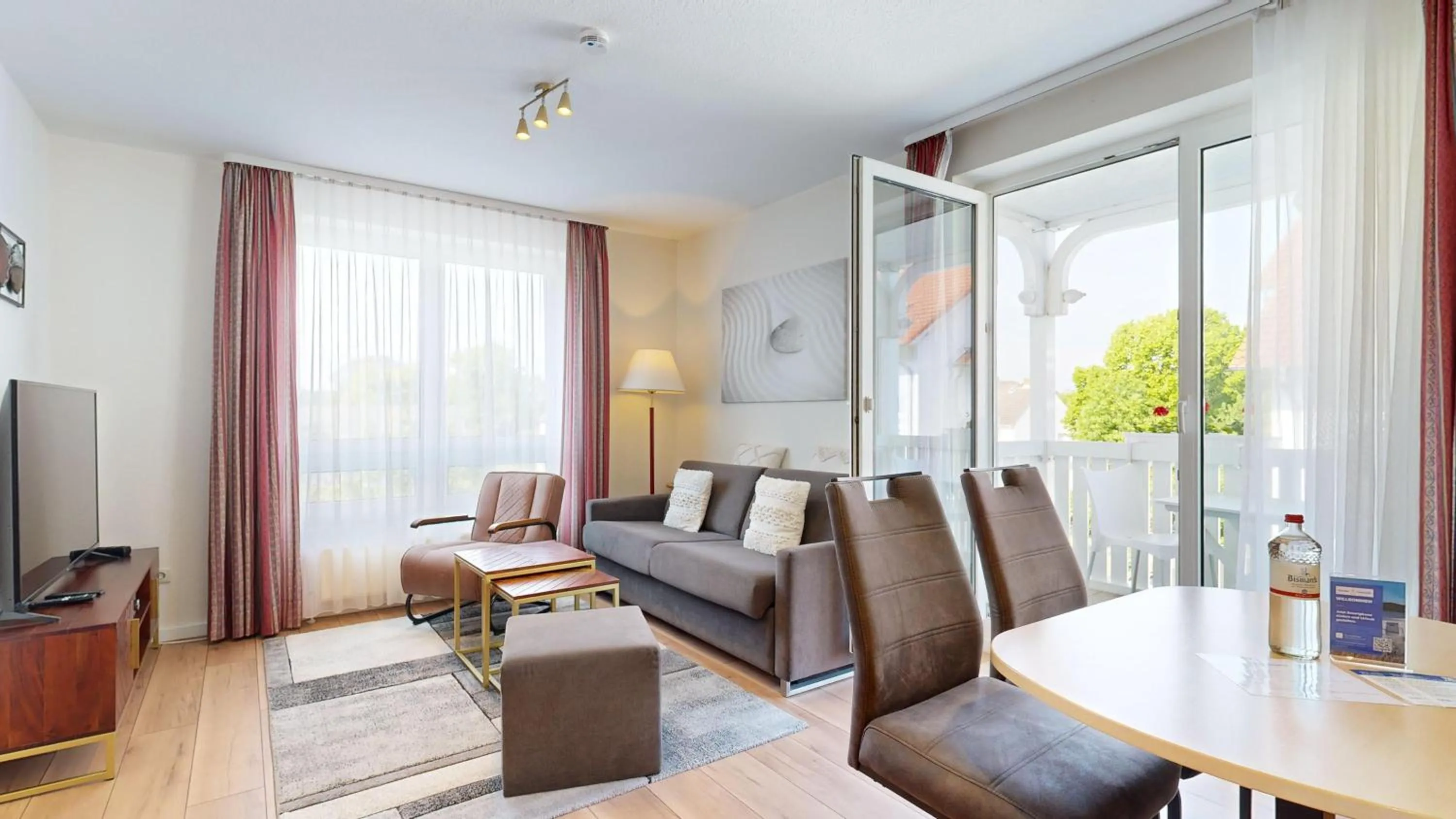 Living room in Appartementhaus Binzer Sterne