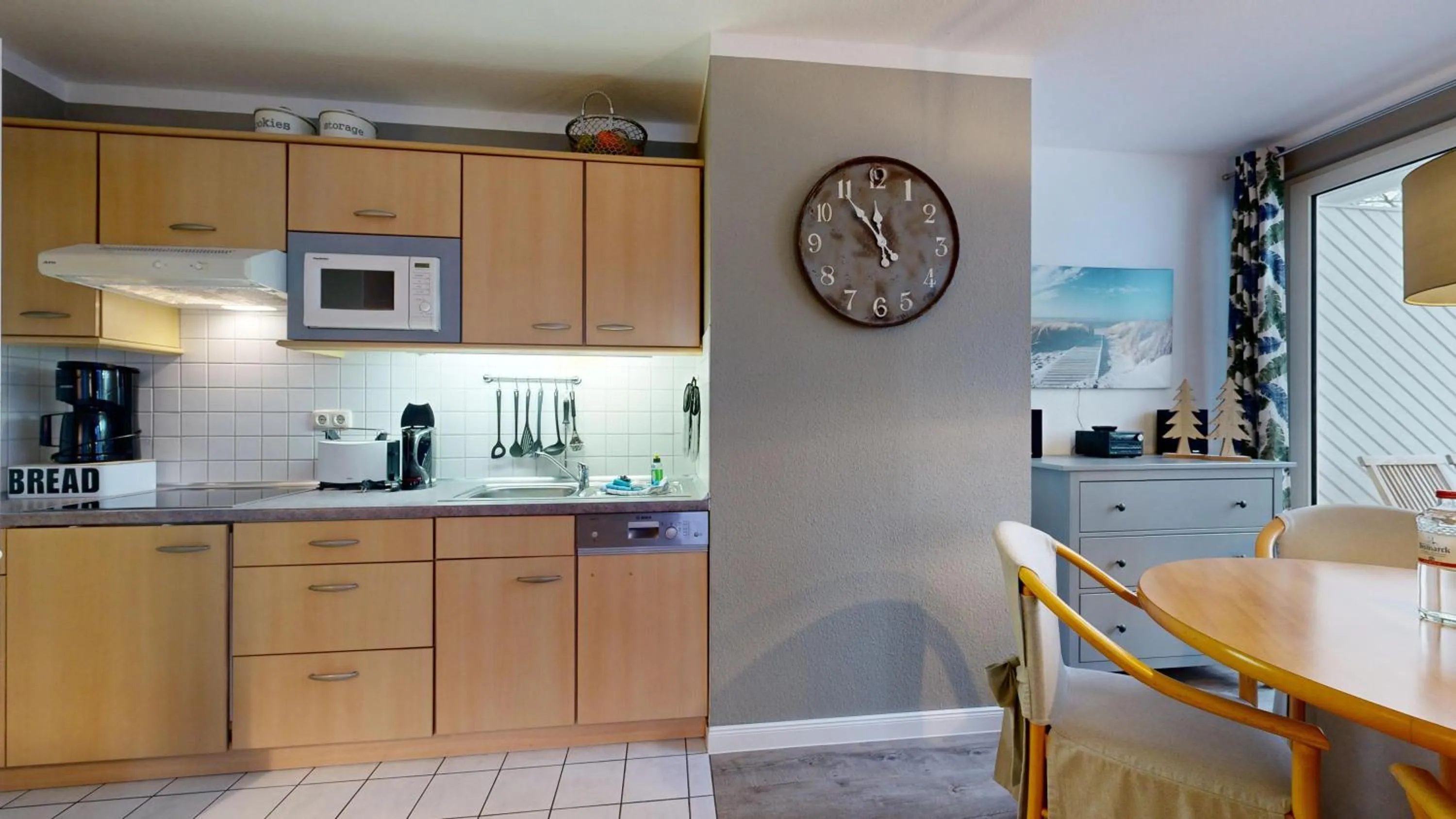kitchen in Appartementhaus Binzer Sterne
