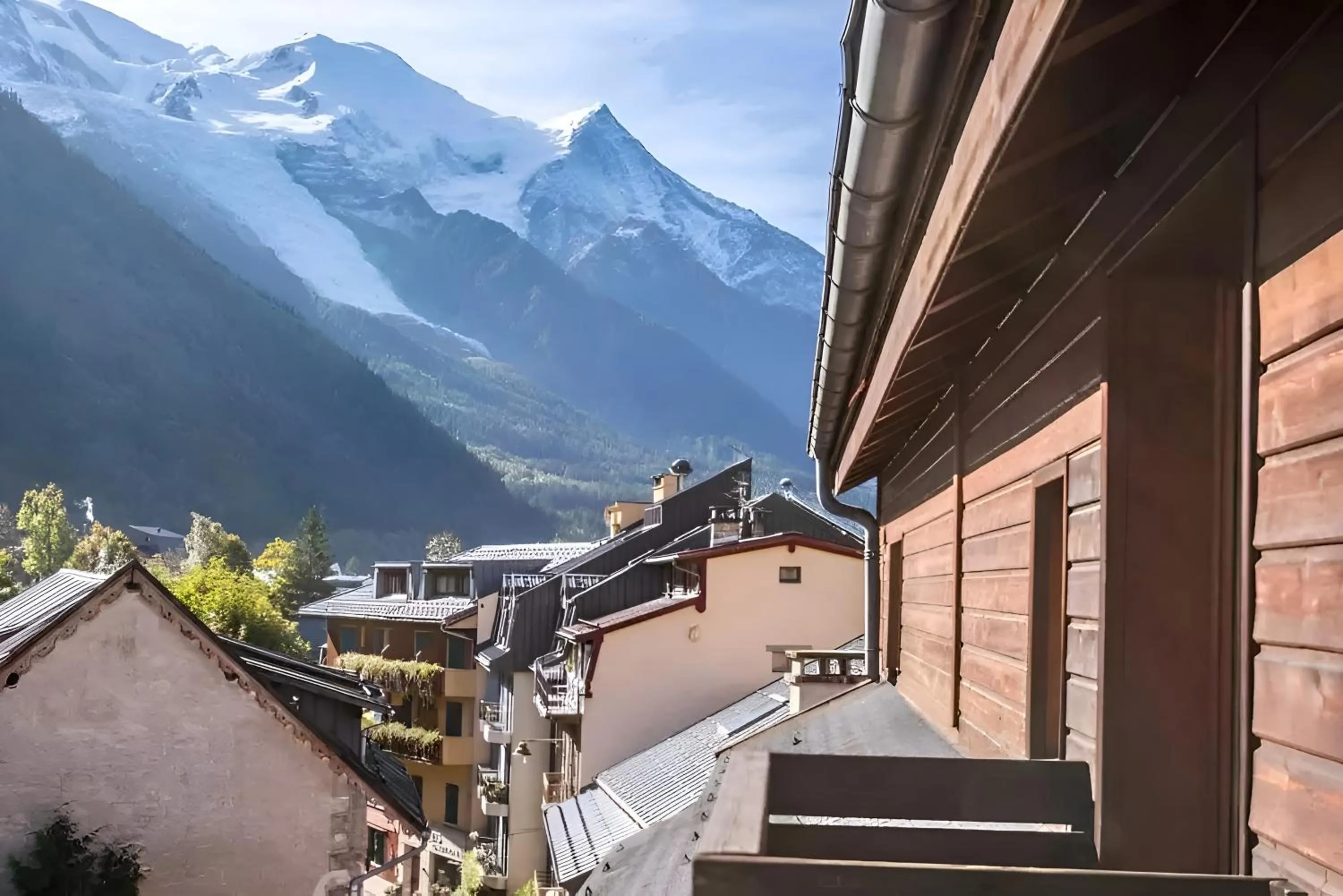 View (from property/room) in Hôtel Vallée Blanche