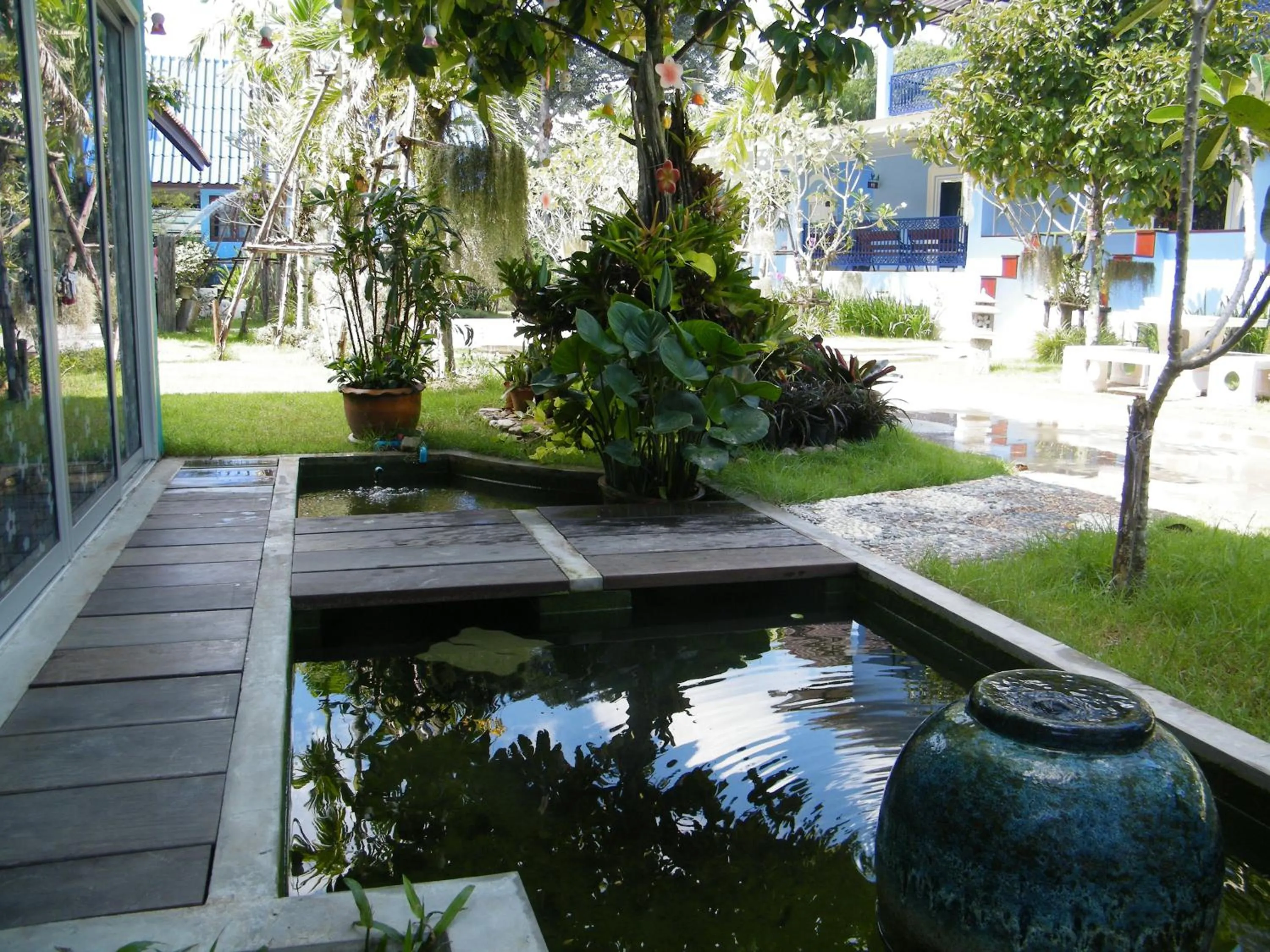 Patio in Ya Teng Homestay