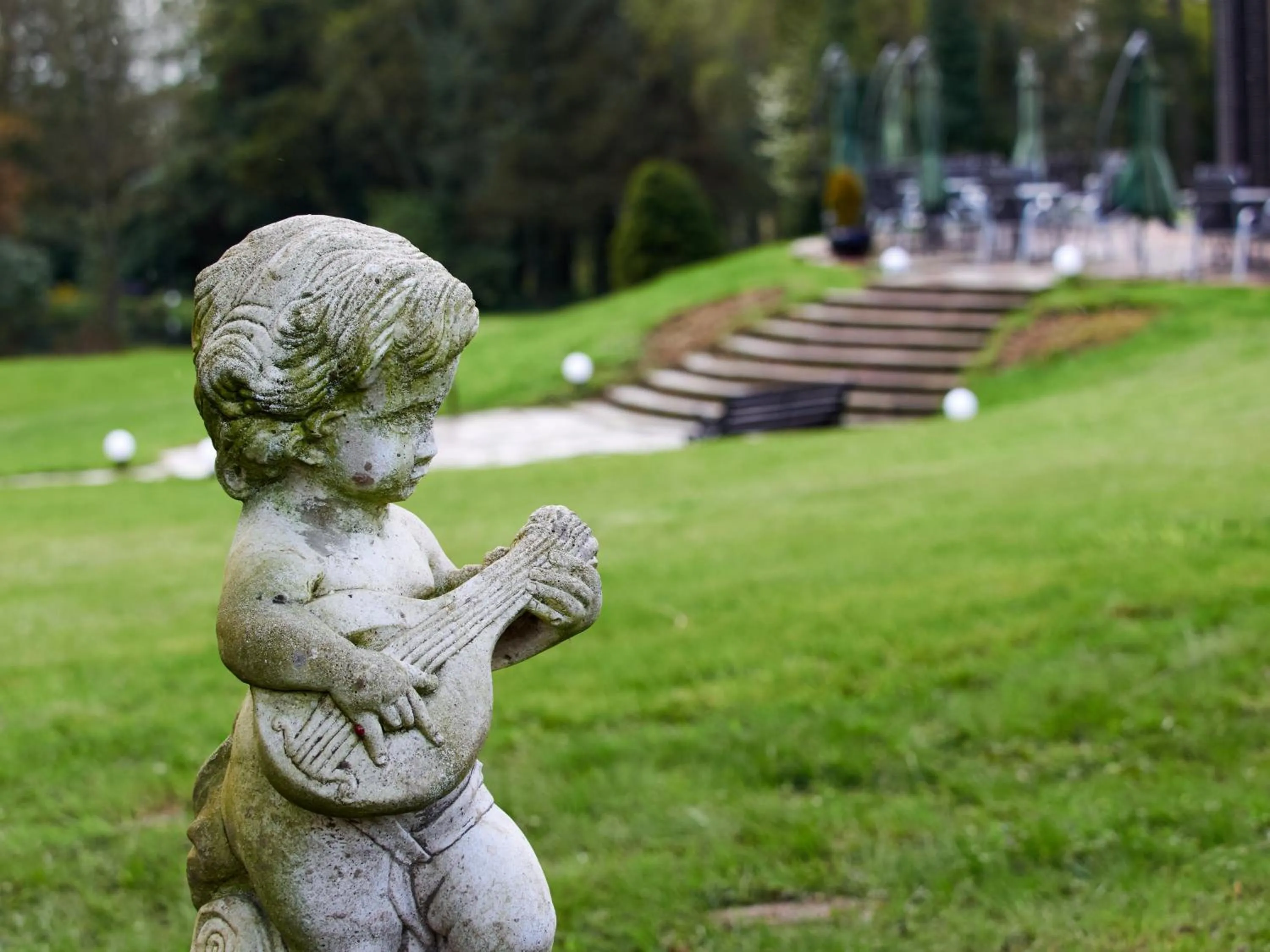 Garden view in Villa Silva