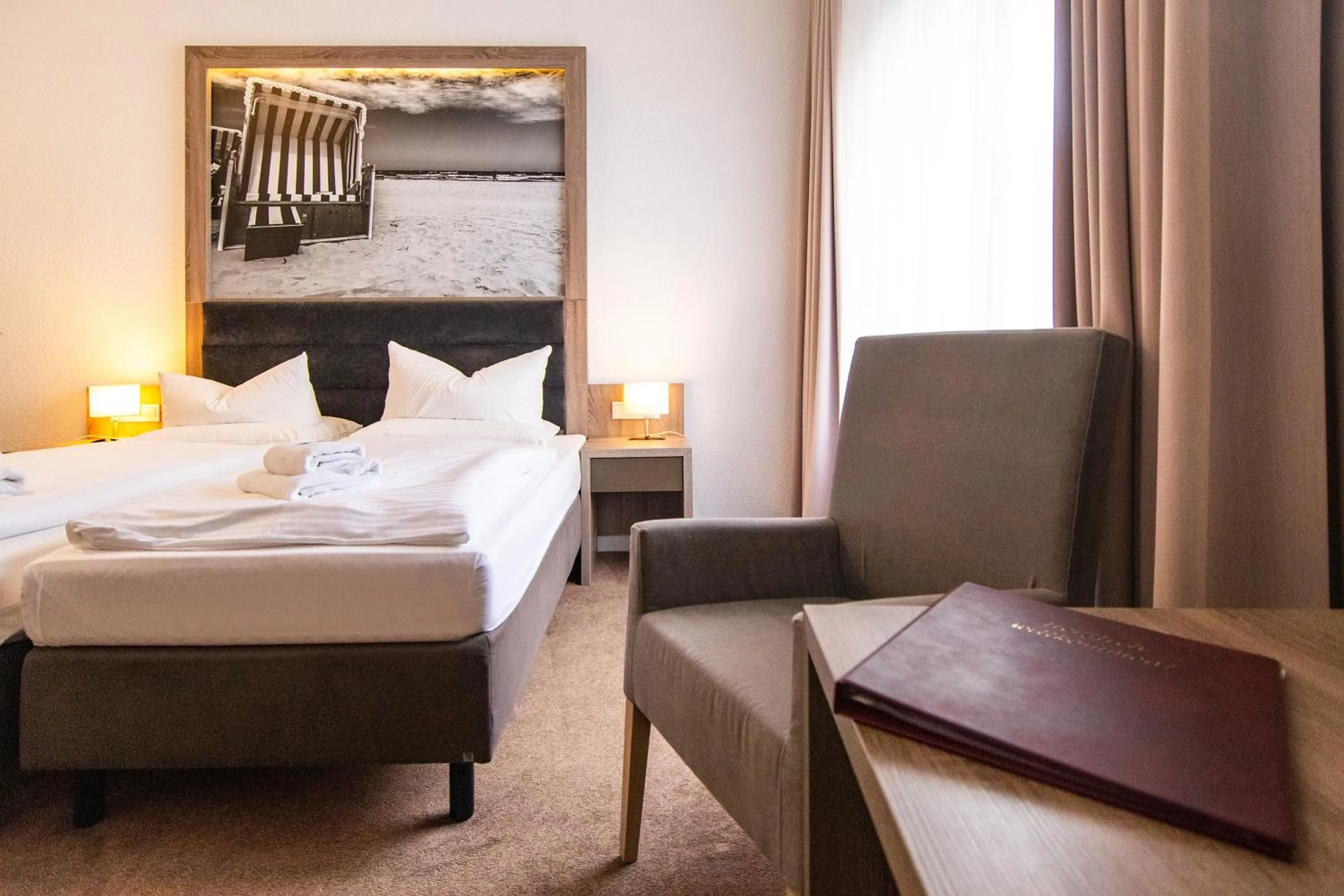 Photo of the whole room, Bed in Villa Auszeit Hotel Garni