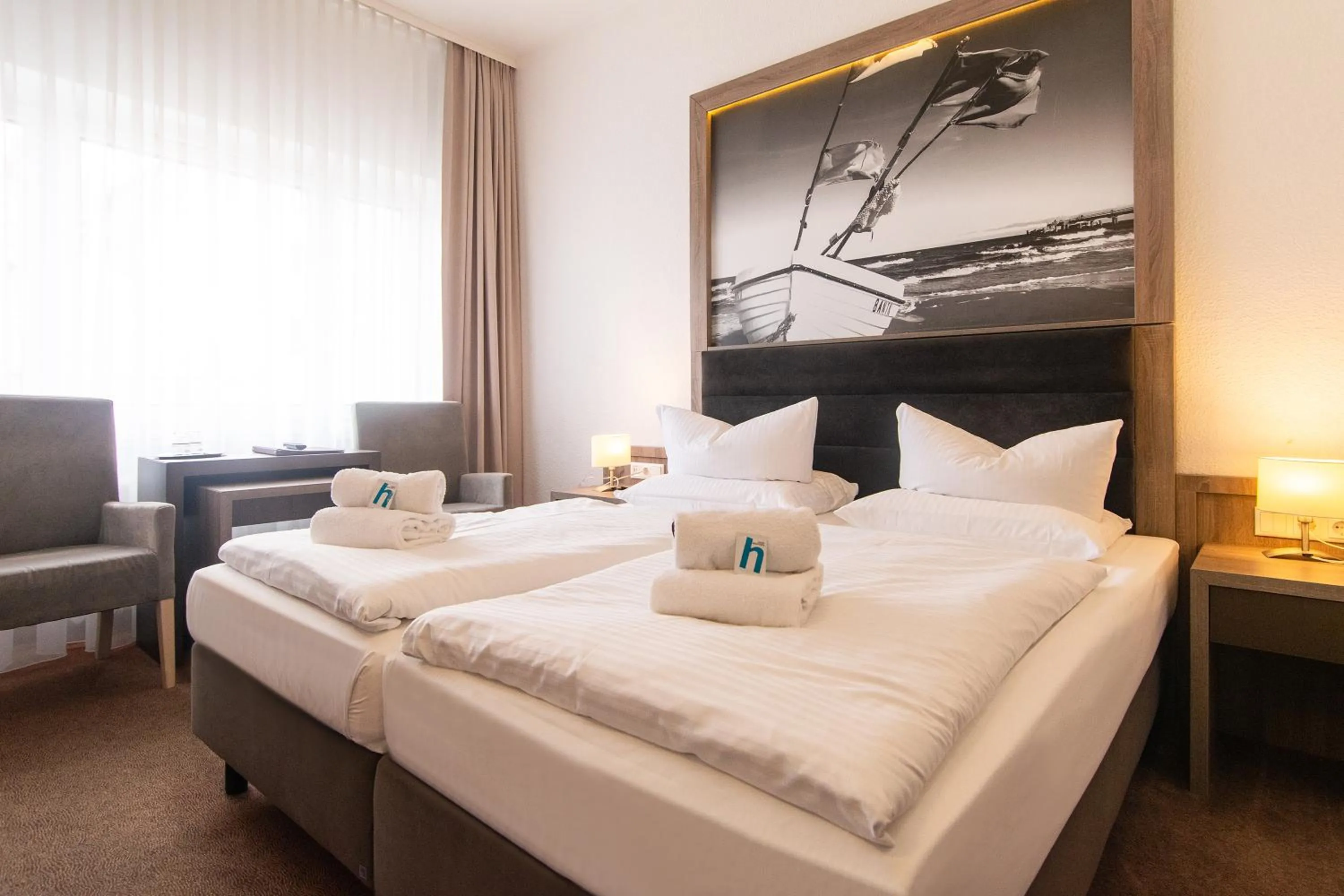 Bed in Villa Auszeit Hotel Garni