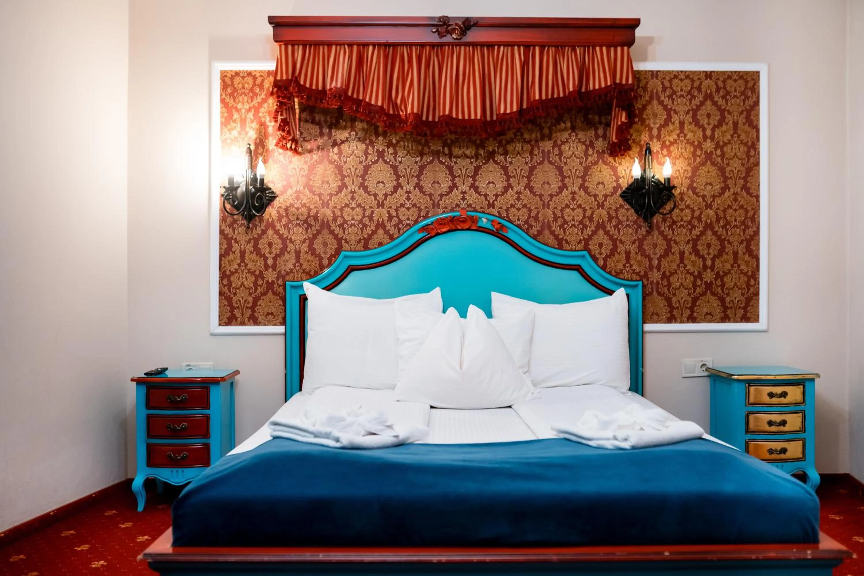 Bed in Rosen Villa Sibiu