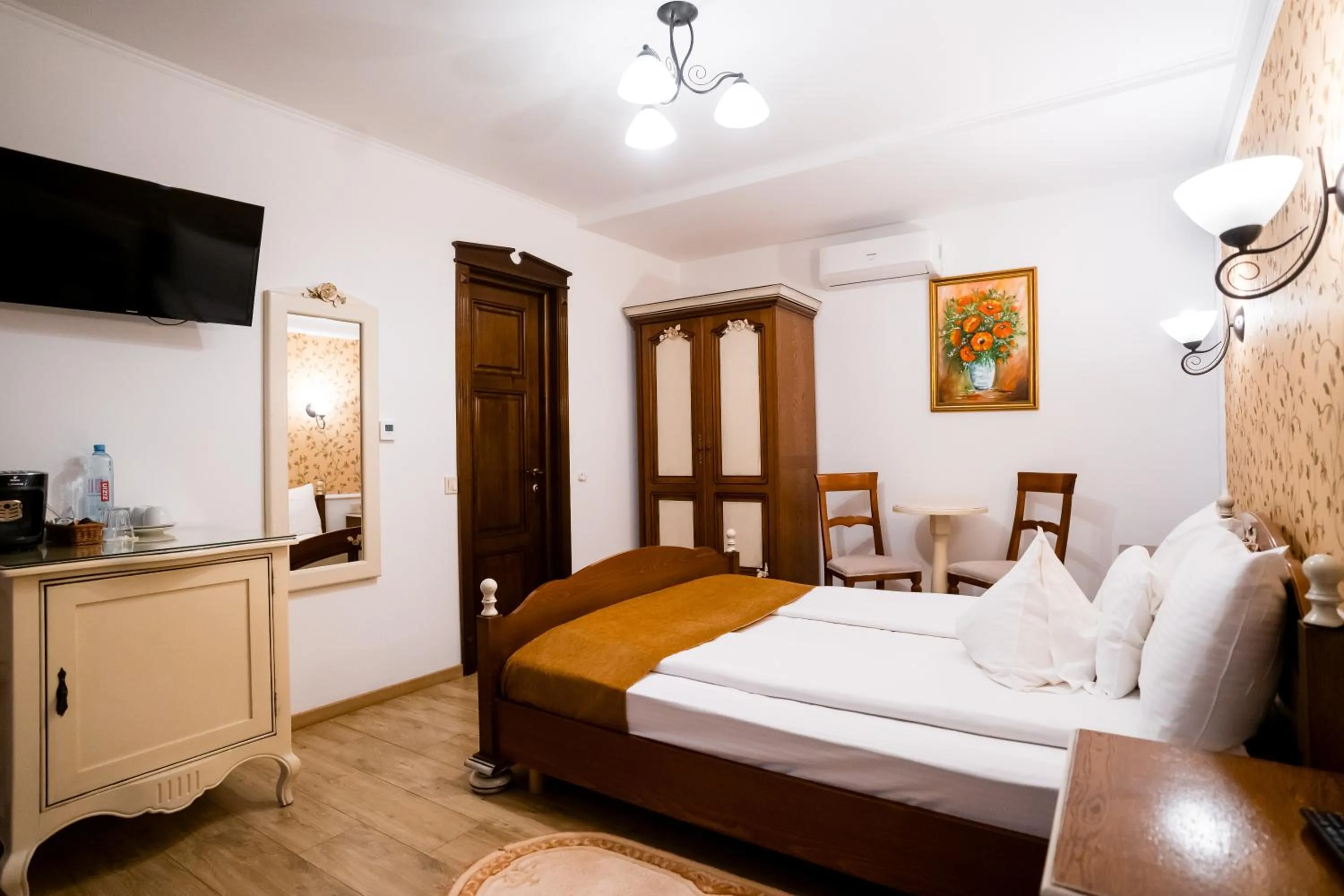 Bed in Rosen Villa Sibiu