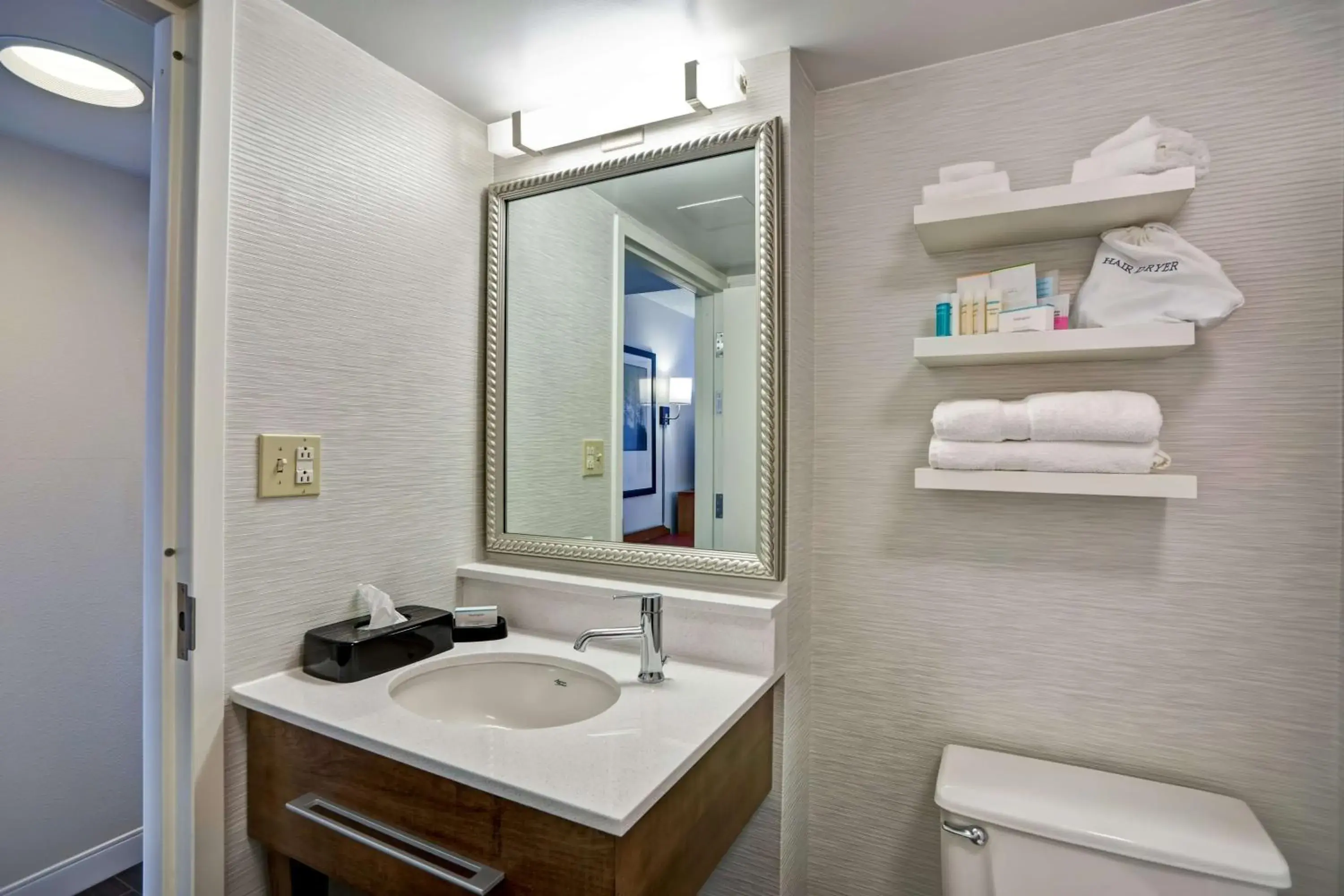Bathroom in Hampton Inn Norfolk-Naval Base Bathroom in Hampton Inn Norfolk-Naval Base