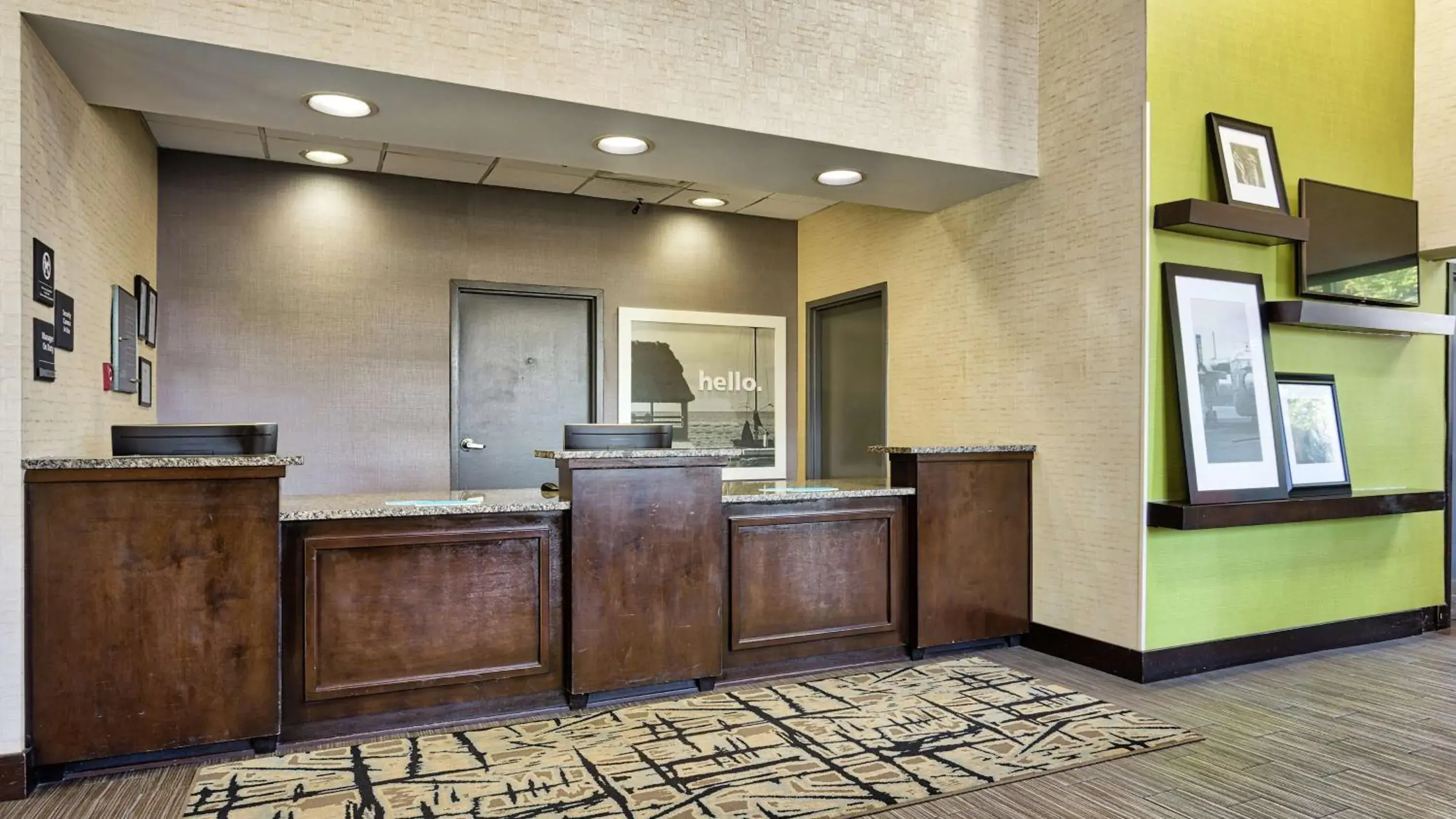 Lobby or reception in Hampton Inn Norfolk-Naval Base Lobby or reception in Hampton Inn Norfolk-Naval Base