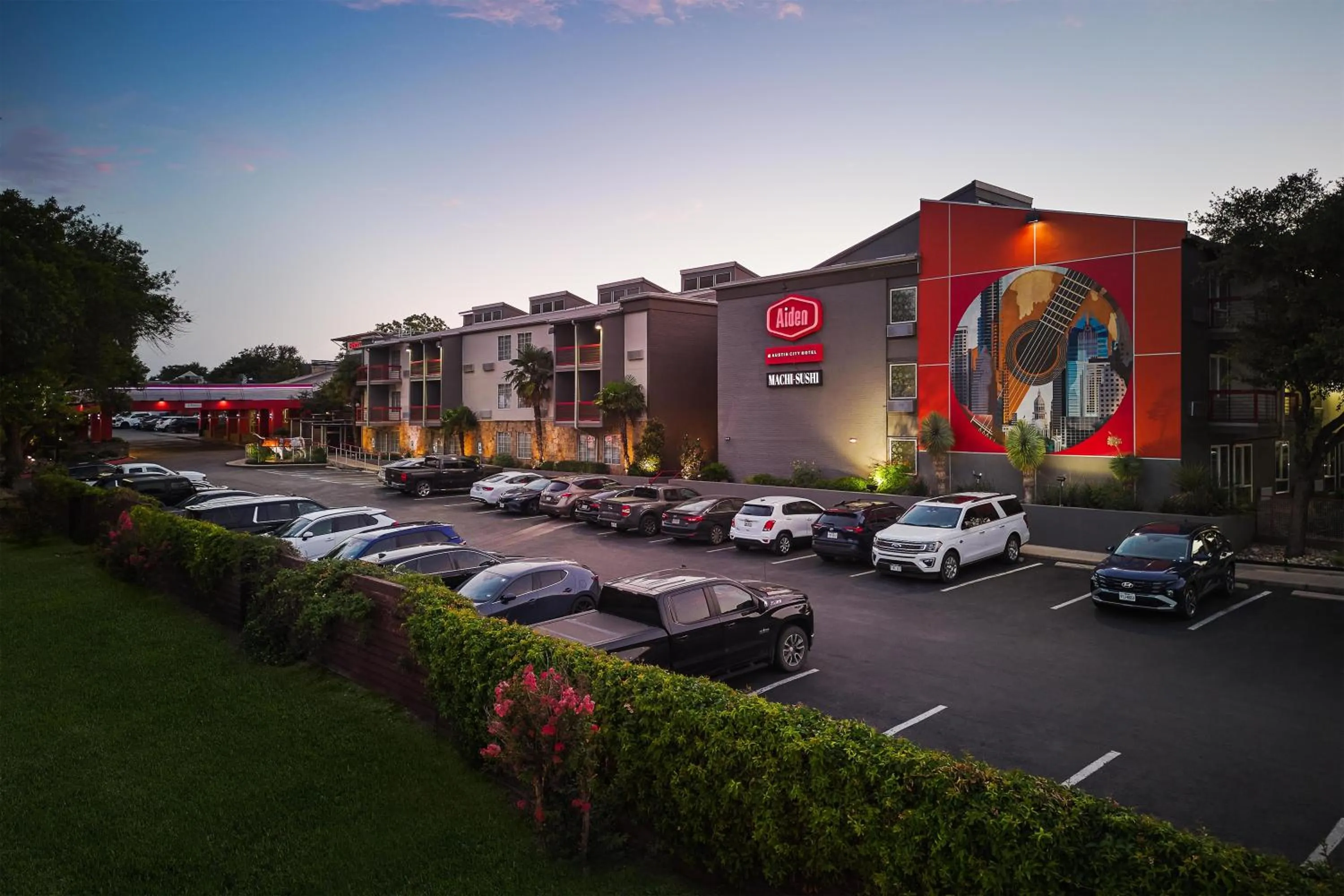 Property building in Aiden Austin City Hotel