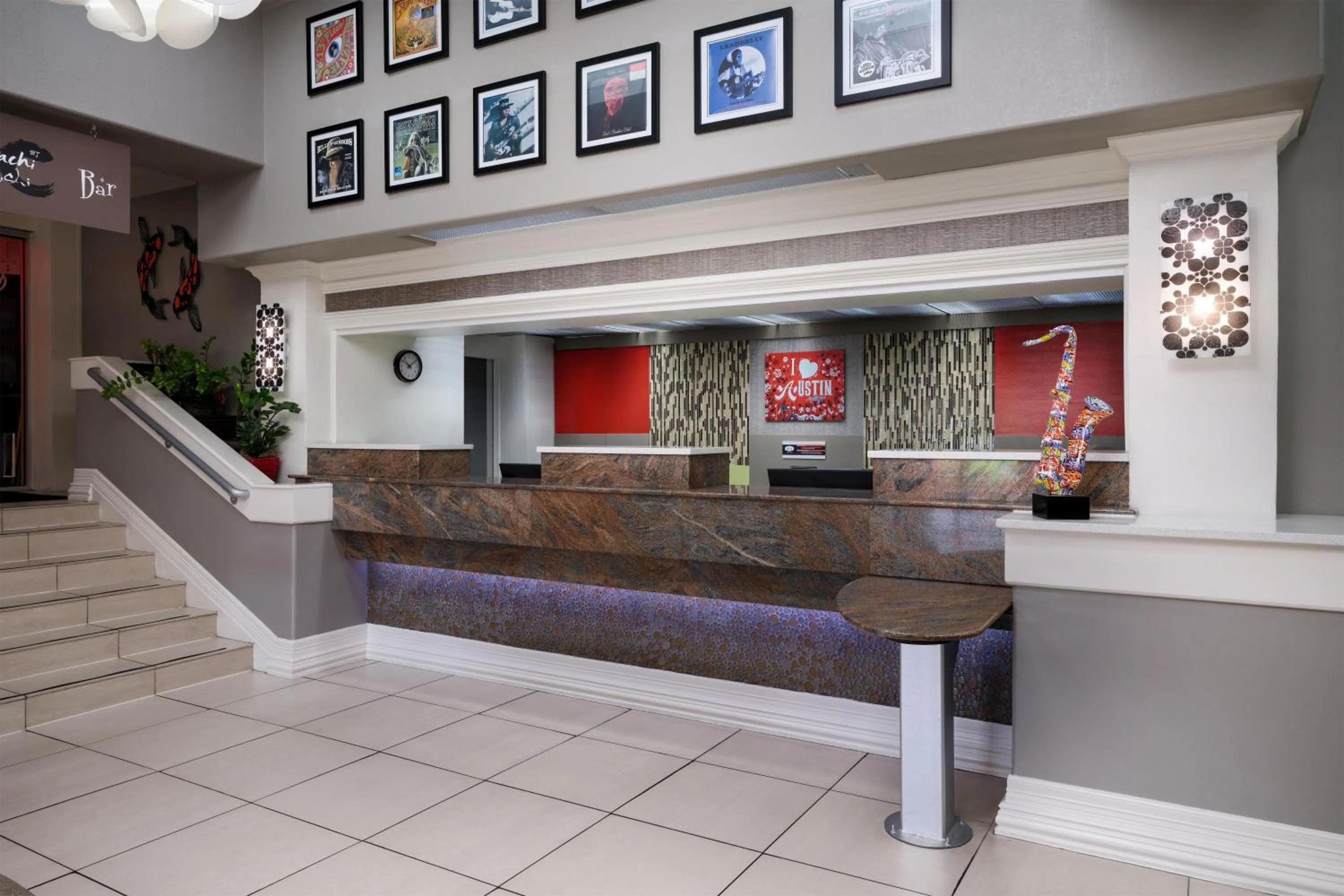 Lobby or reception in Aiden Austin City Hotel
