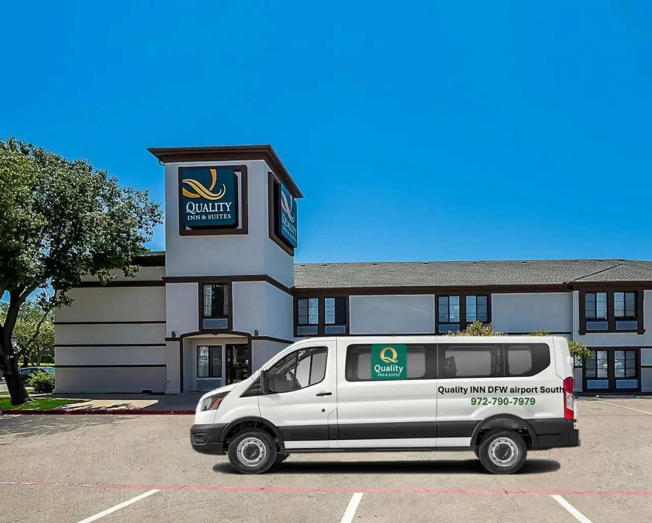 Property building in Quality Inn & Suites Irving DFW Airport South Property building in Quality Inn & Suites Irving DFW Airport South