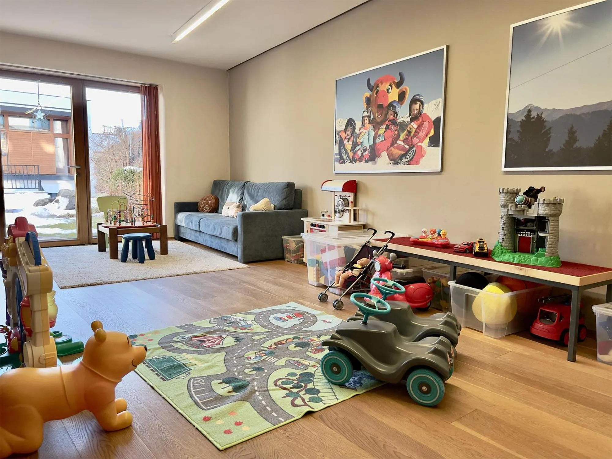Game Room in Apartment Pale