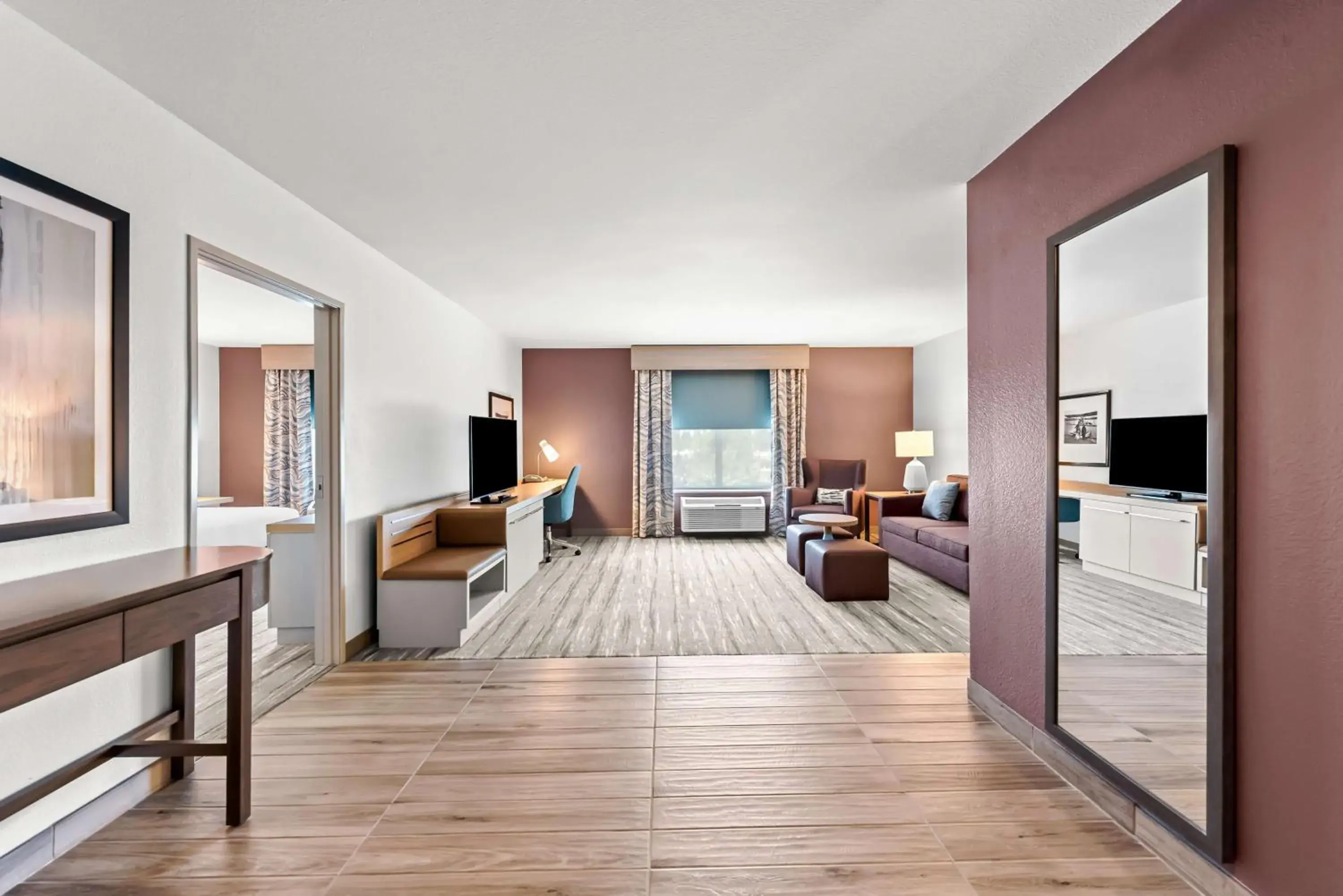 One-Bedroom King Suite with Roll-in Shower - Mobility Accessible in Hilton Garden Inn Seattle North/Everett One-Bedroom King Suite with Roll-in Shower - Mobility Accessible in Hilton Garden Inn Seattle North/Everett