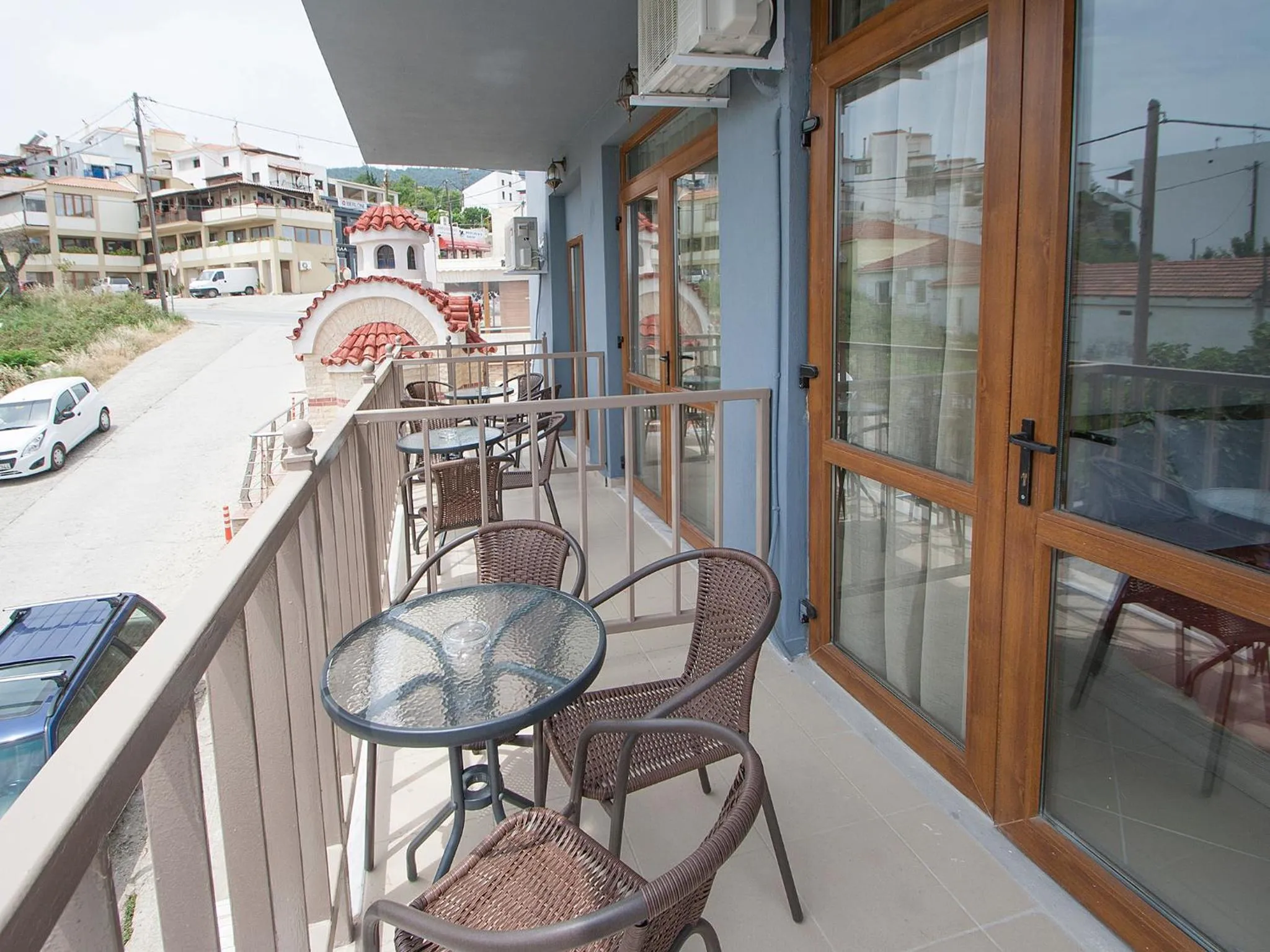 Balcony/Terrace in PINEAPPLE Skiathos
