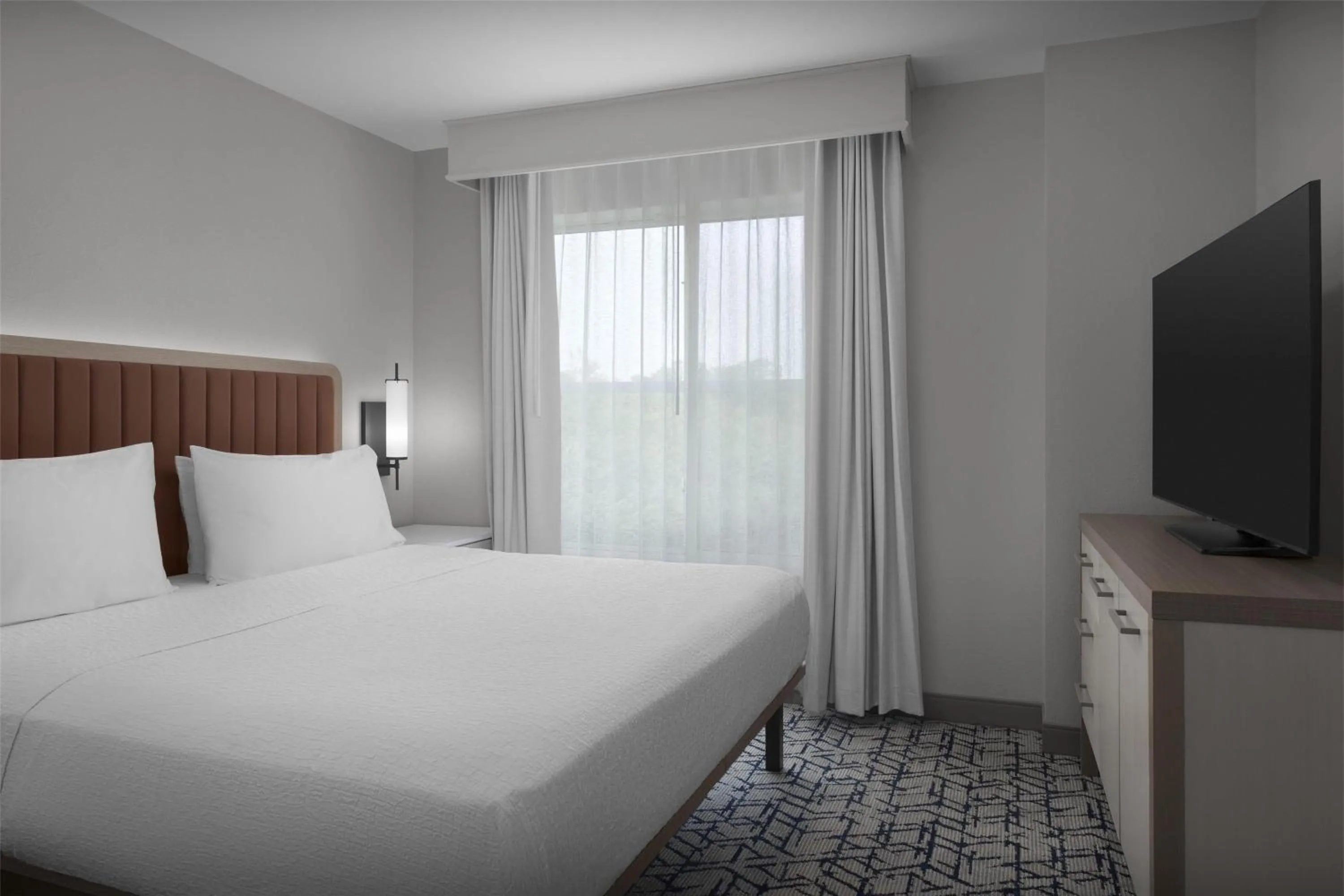 Bed in Homewood Suites by Hilton Princeton