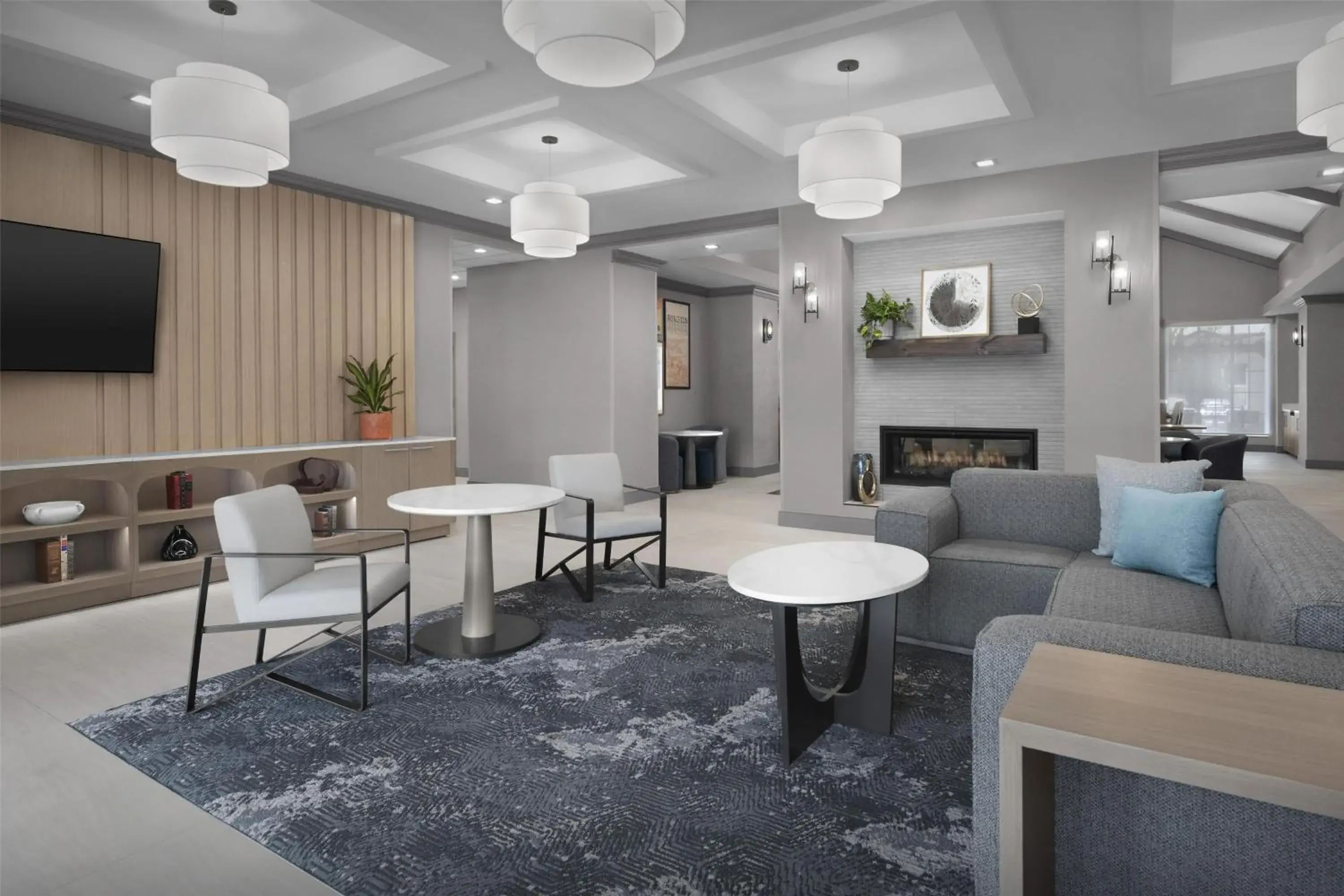 Lobby or reception in Homewood Suites by Hilton Princeton Lobby or reception in Homewood Suites by Hilton Princeton