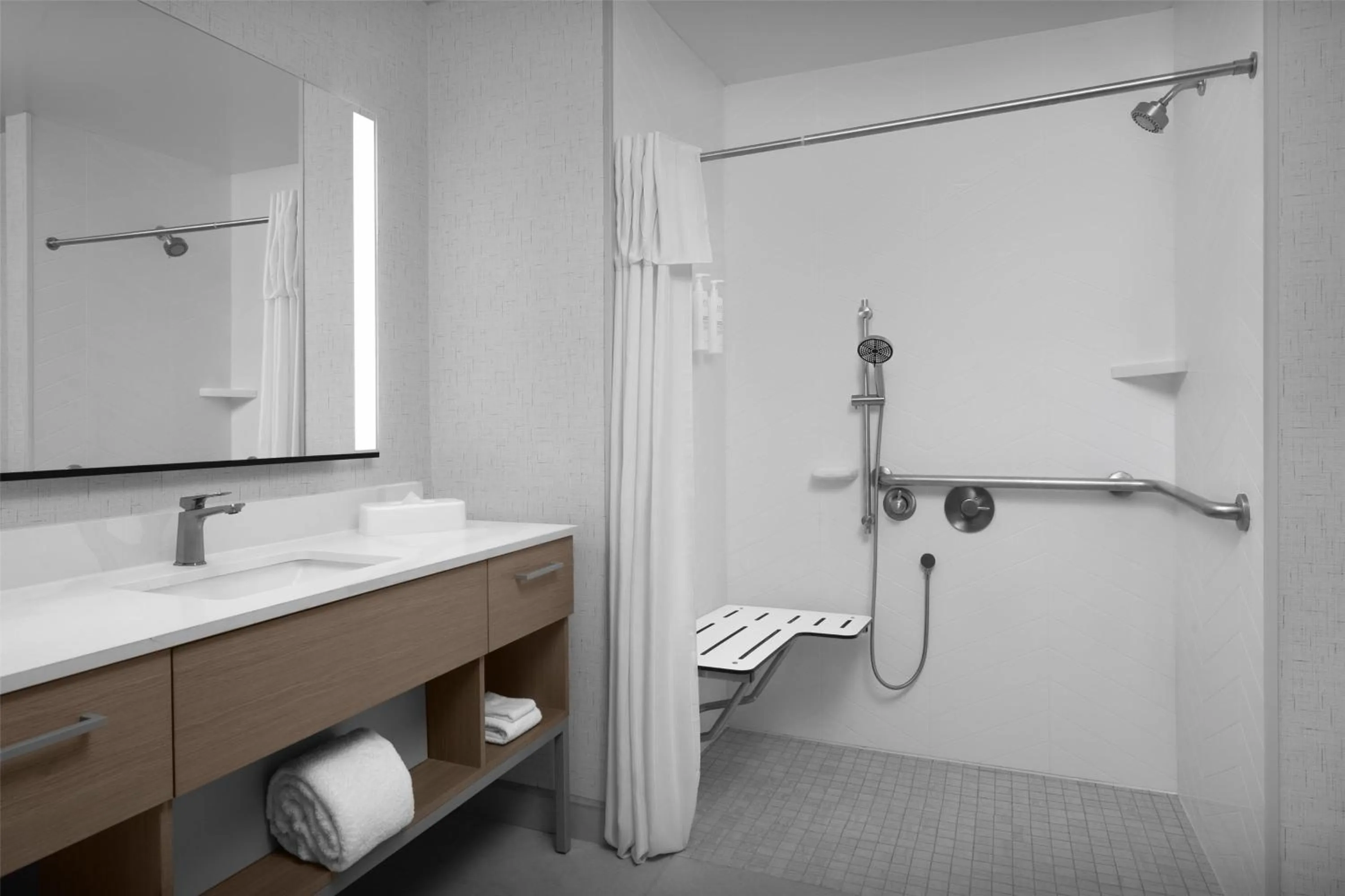 Bathroom in Homewood Suites by Hilton Princeton