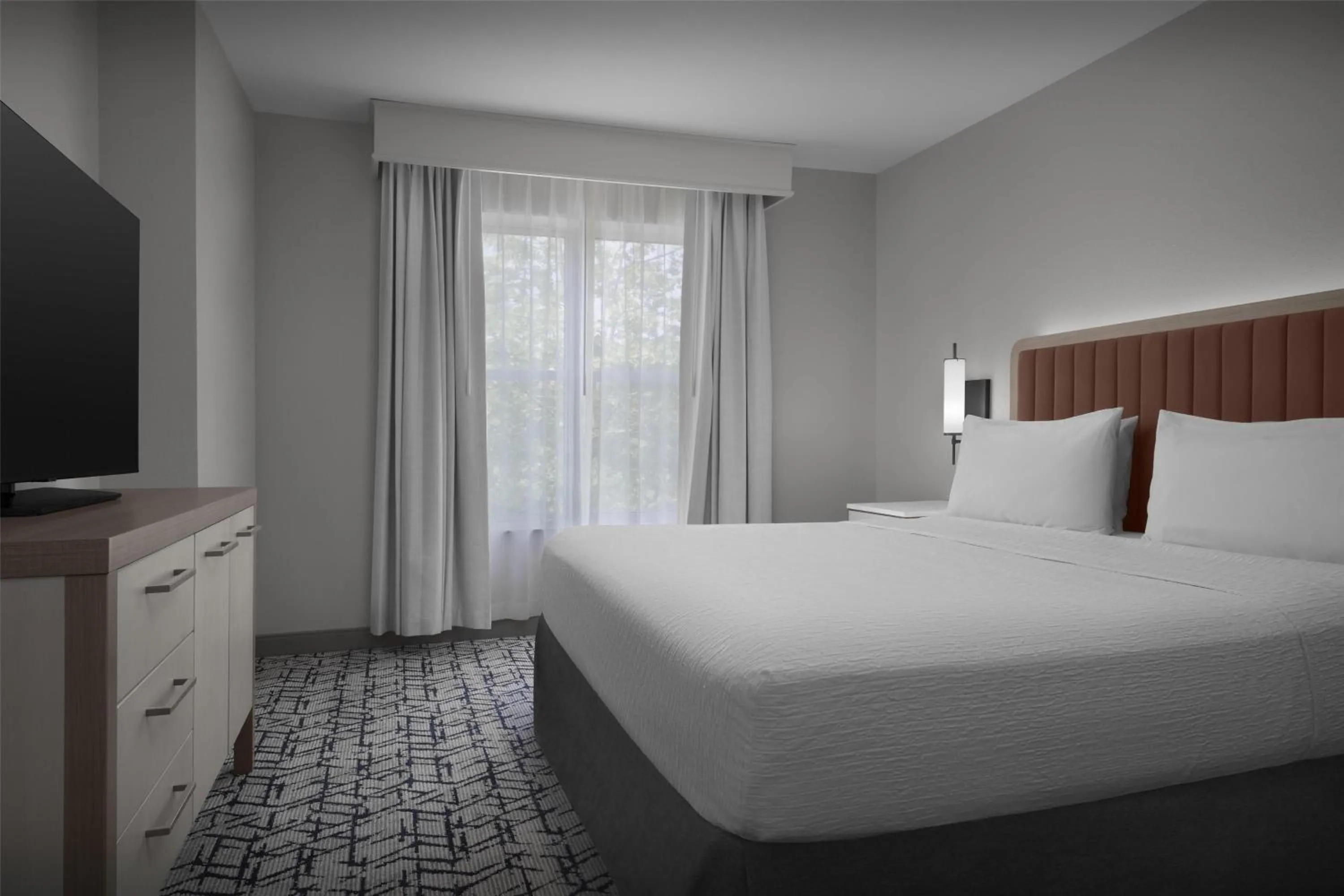 Bed in Homewood Suites by Hilton Princeton