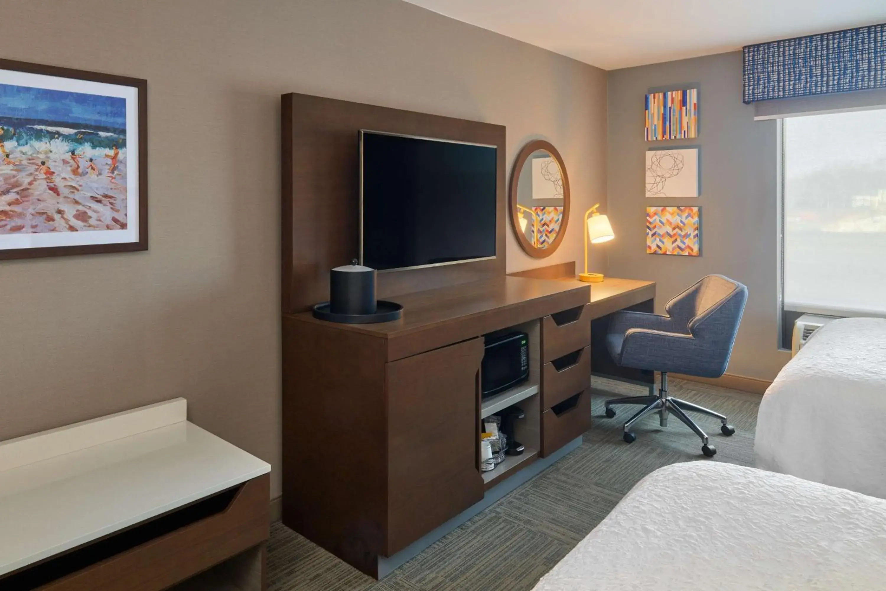 Premium Queen Studio with Two Queen Beds - Non-Smoking in Hampton Inn & Suites Providence / Smithfield Premium Queen Studio with Two Queen Beds - Non-Smoking in Hampton Inn & Suites Providence / Smithfield