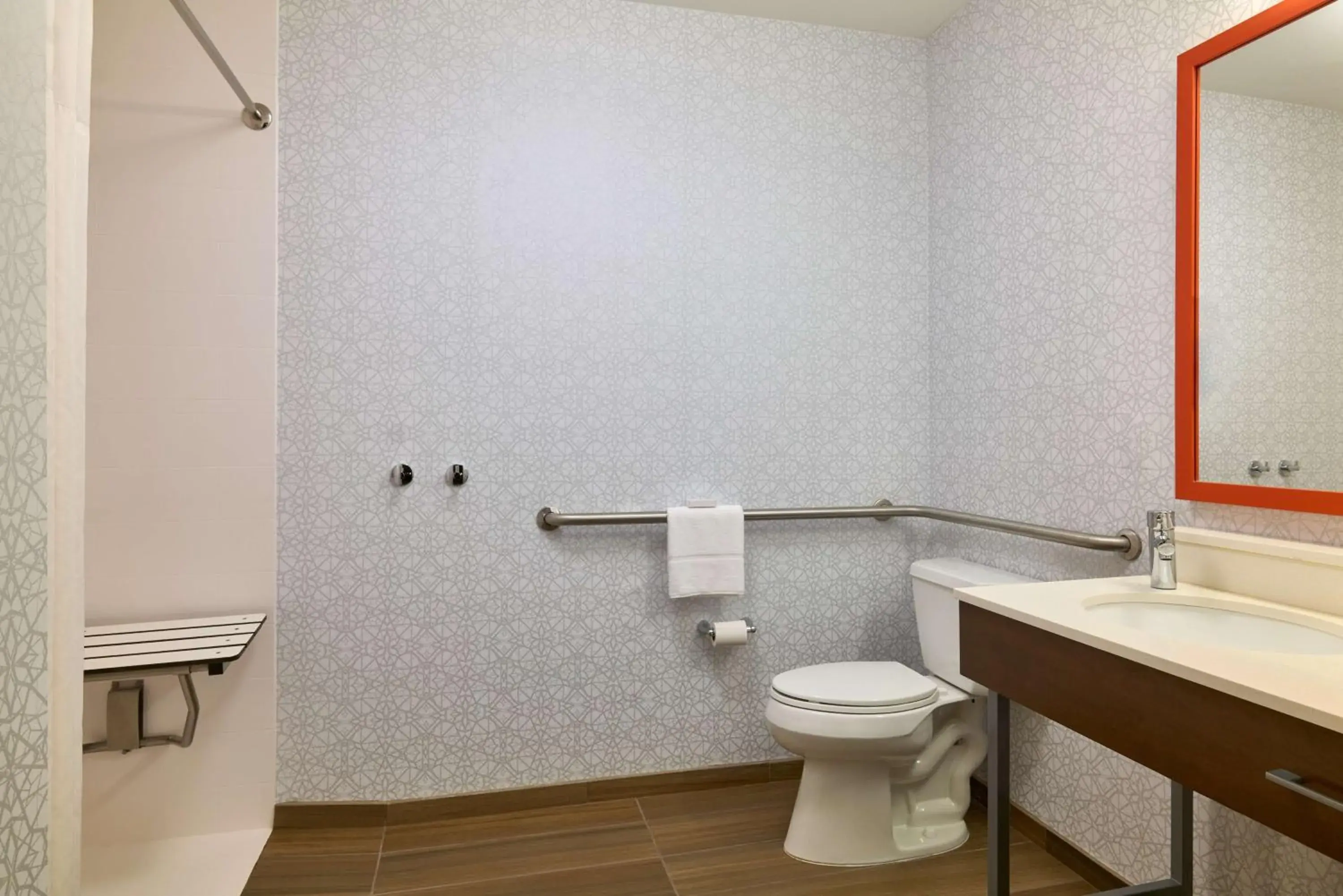 Bathroom in Hampton Inn & Suites Providence / Smithfield Bathroom in Hampton Inn & Suites Providence / Smithfield