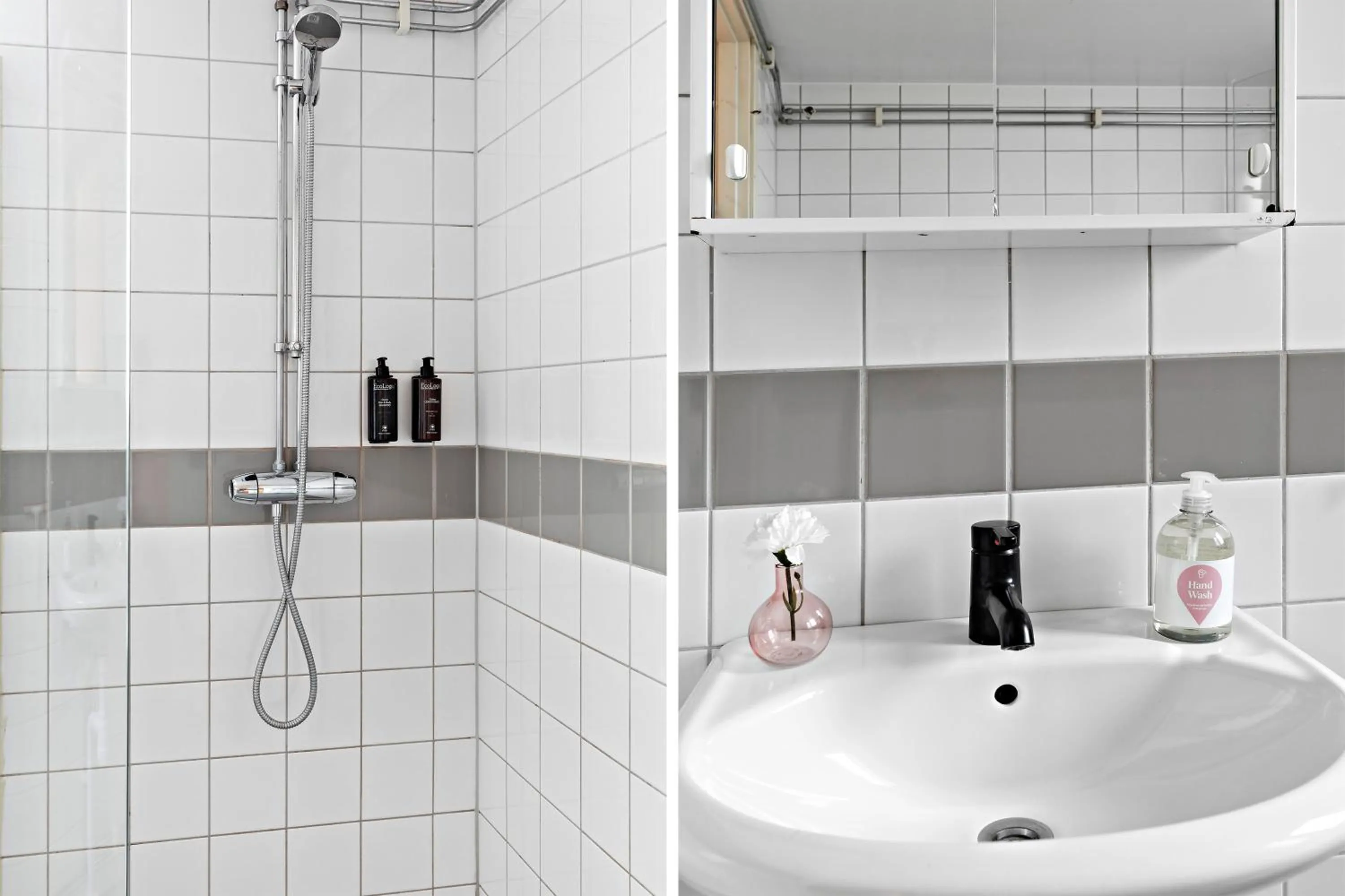 Shower in Forenom Hotels & Apartments Stockholm Alvik