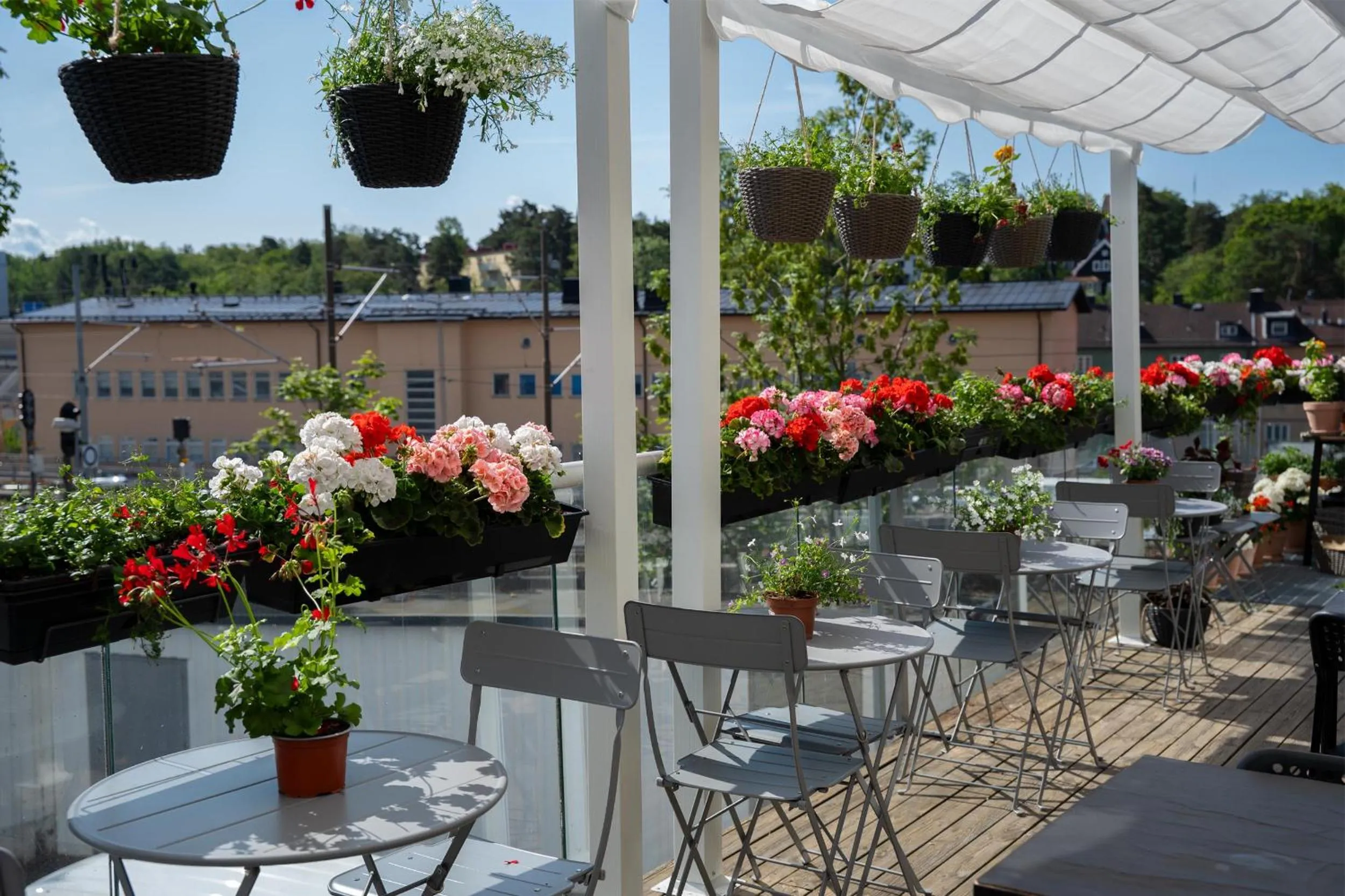 Patio in Forenom Hotels & Apartments Stockholm Alvik