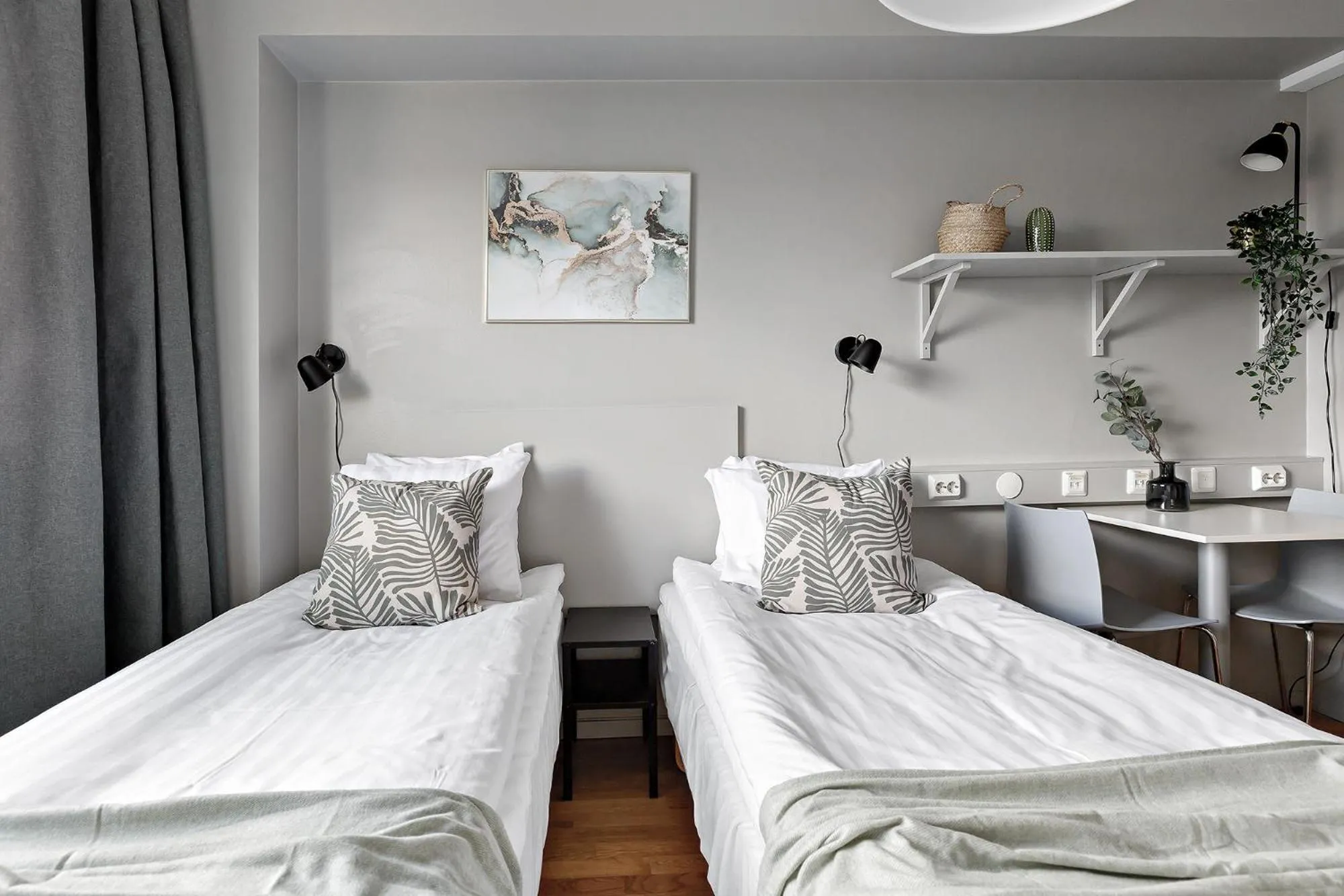 Bed in Forenom Hotels & Apartments Stockholm Alvik