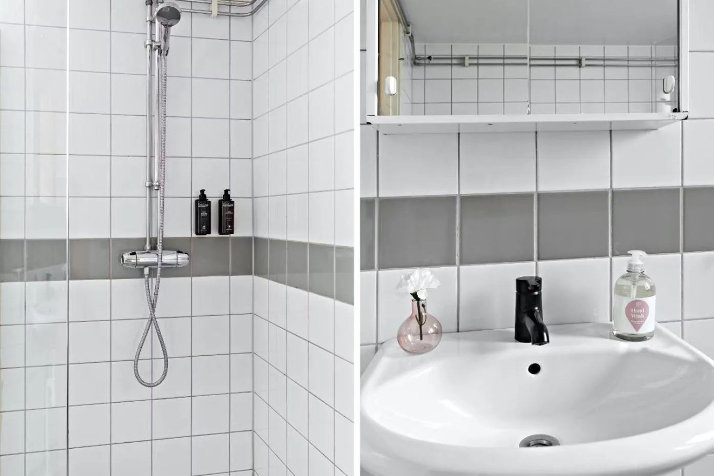 Shower in Forenom Hotels & Apartments Stockholm Alvik