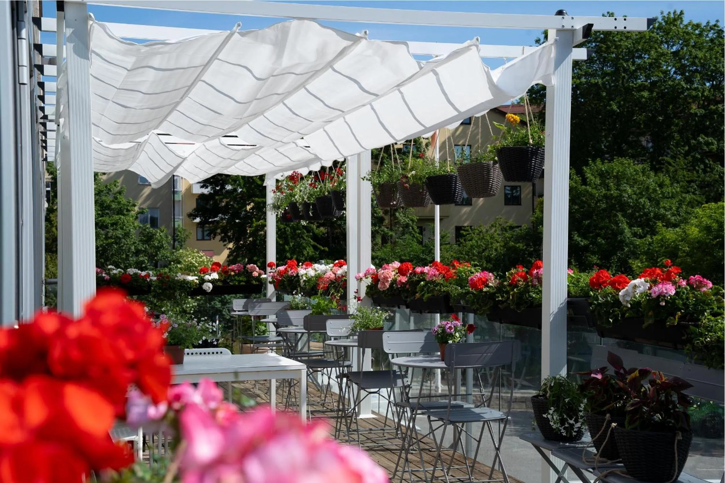 Patio in Forenom Hotels & Apartments Stockholm Alvik