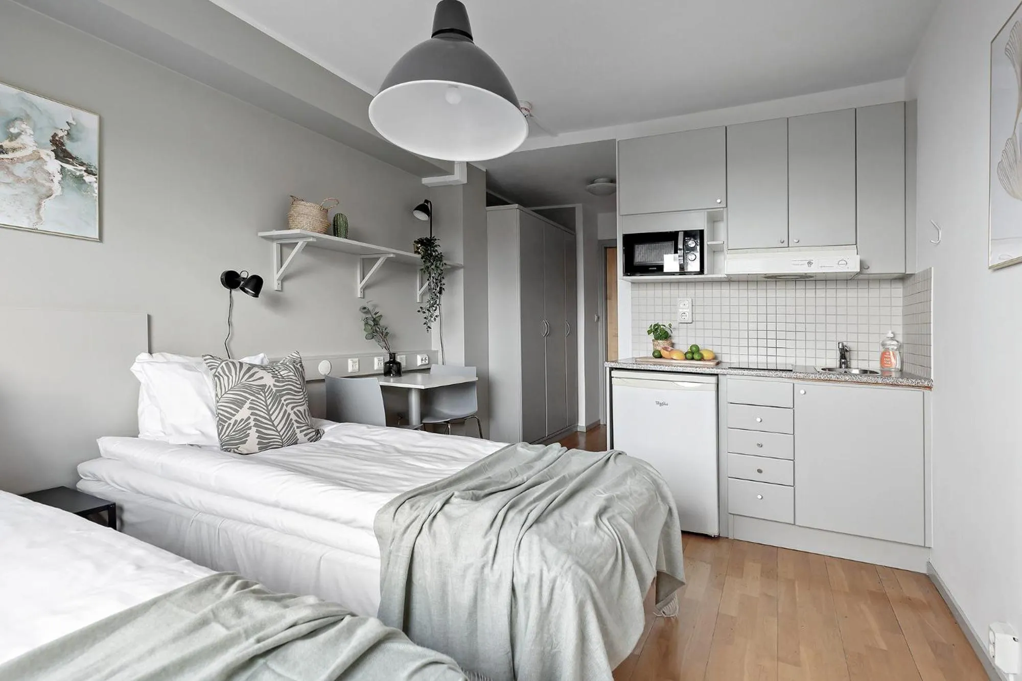 Bed in Forenom Hotels & Apartments Stockholm Alvik