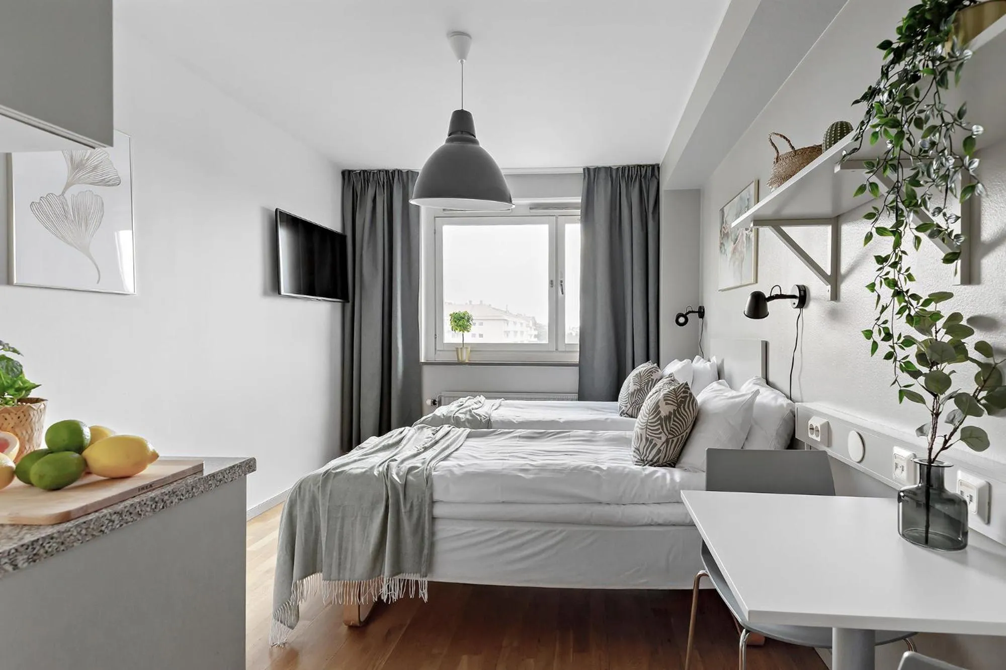 Bed in Forenom Hotels & Apartments Stockholm Alvik