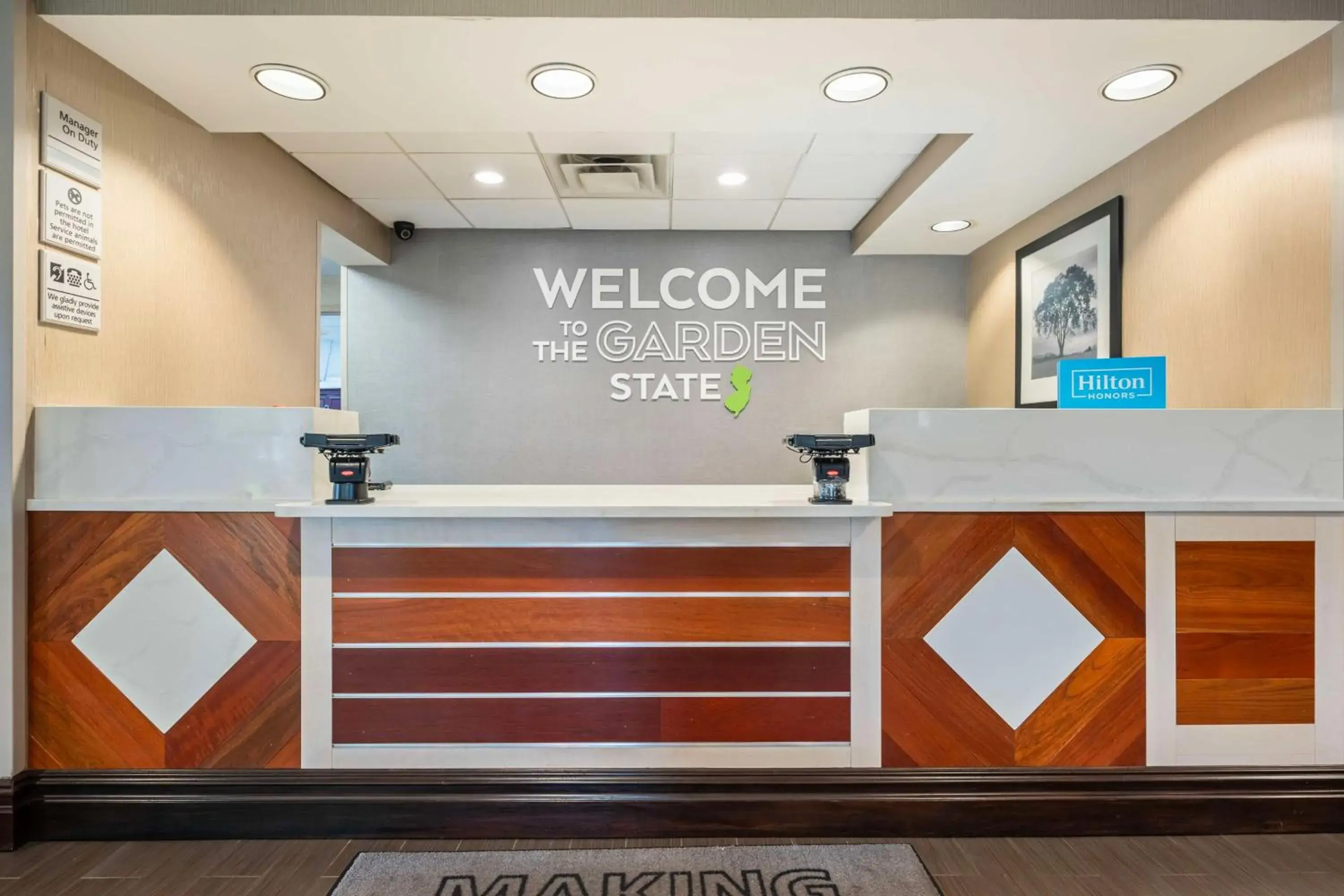 Lobby or reception in Hampton Inn Ridgefield Park Lobby or reception in Hampton Inn Ridgefield Park
