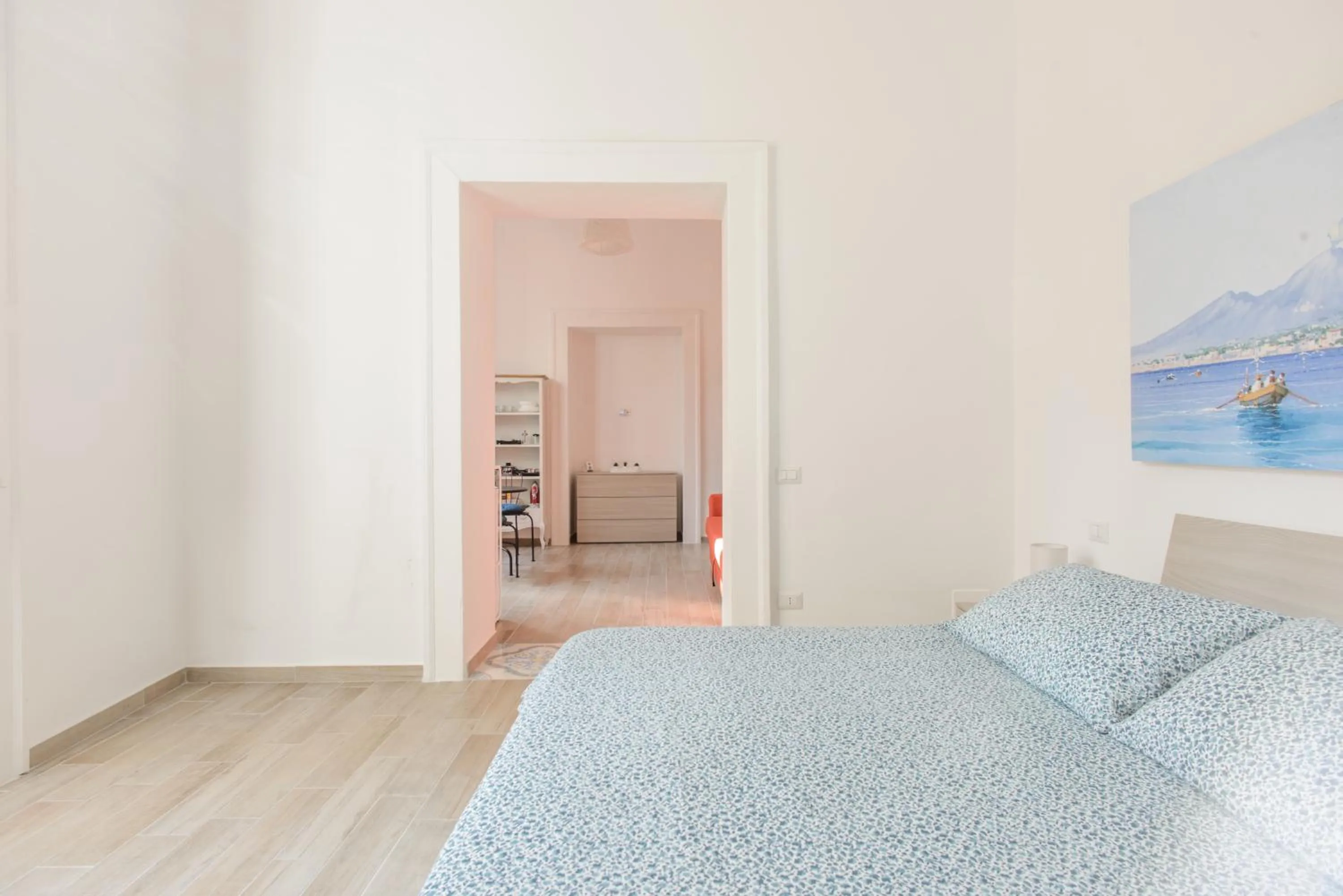 View (from property/room), Bed in In...Napoli B&B