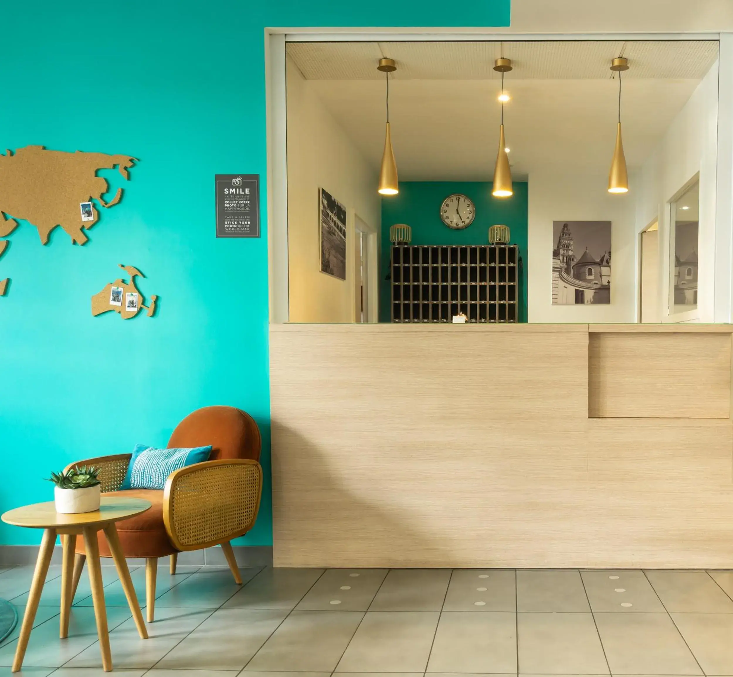 Lobby or reception in City Résidence Tours Lobby or reception in City Résidence Tours