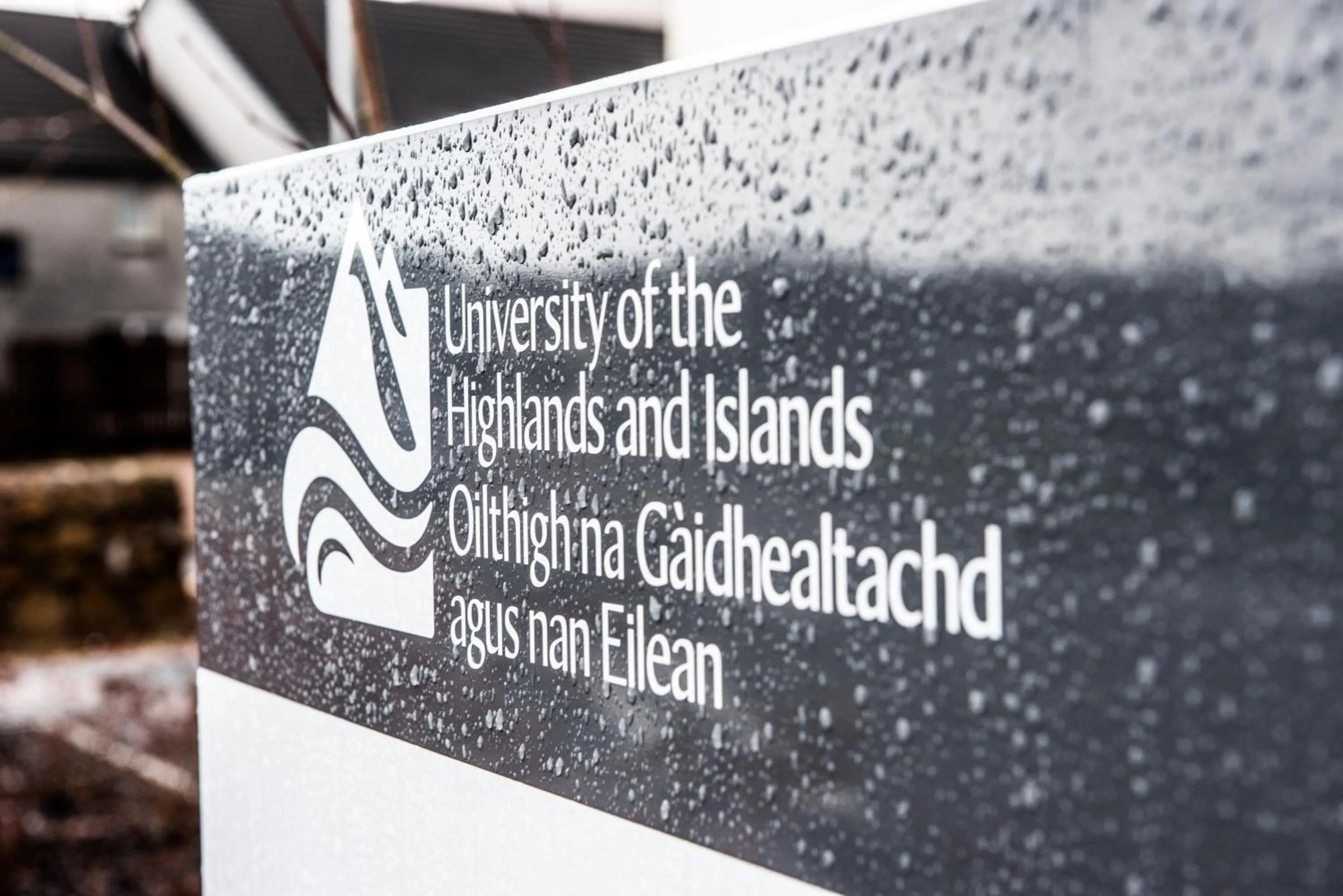 Logo/Certificate/Sign in UHI Fort William - Campus Accommodation