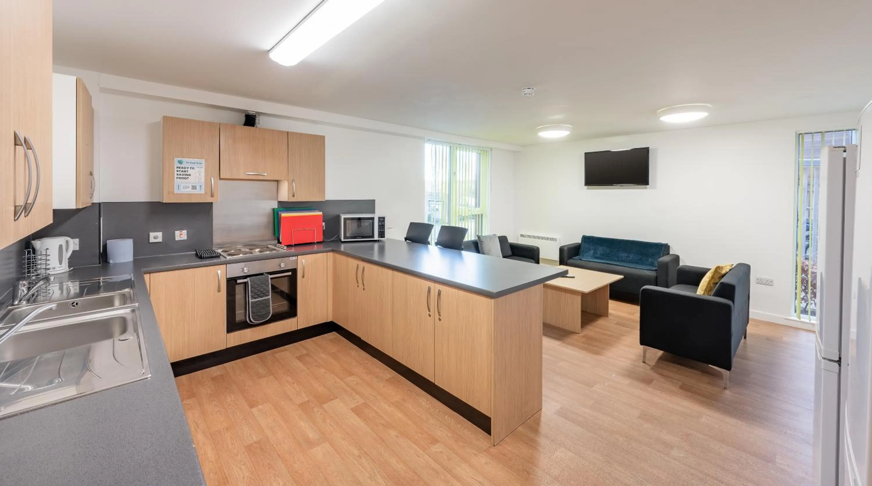 Kitchen or kitchenette in UHI Fort William - Campus Accommodation